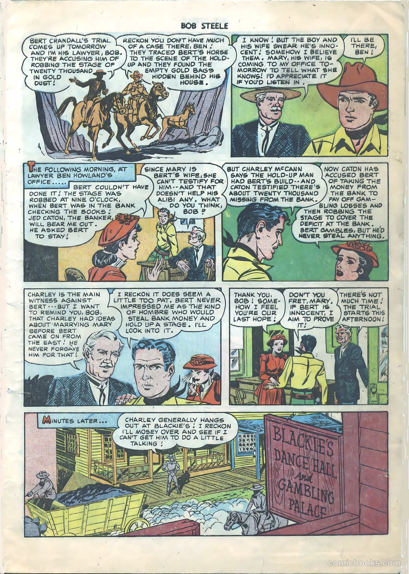 Bob Steele Western #1 — page 6 of 37