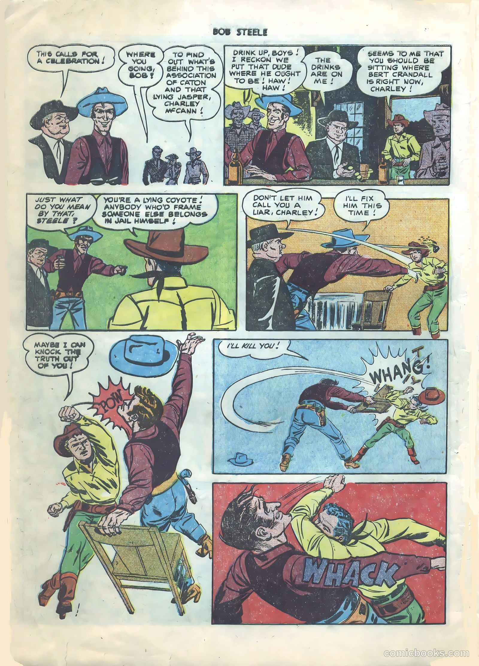Bob Steele Western #1 — page 9 of 37