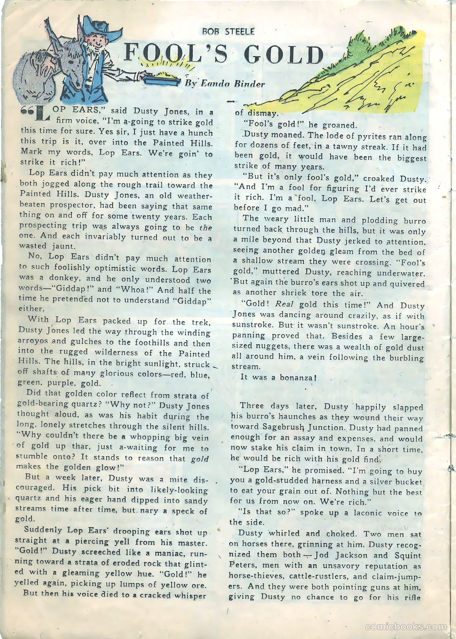 Bob Steele Western #1 — page 13 of 37