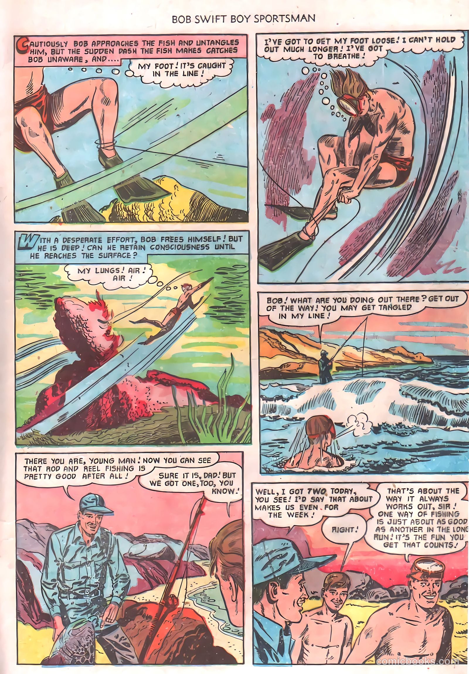 Bob Swift, Boy Sportsman #3 — page 17 of 36