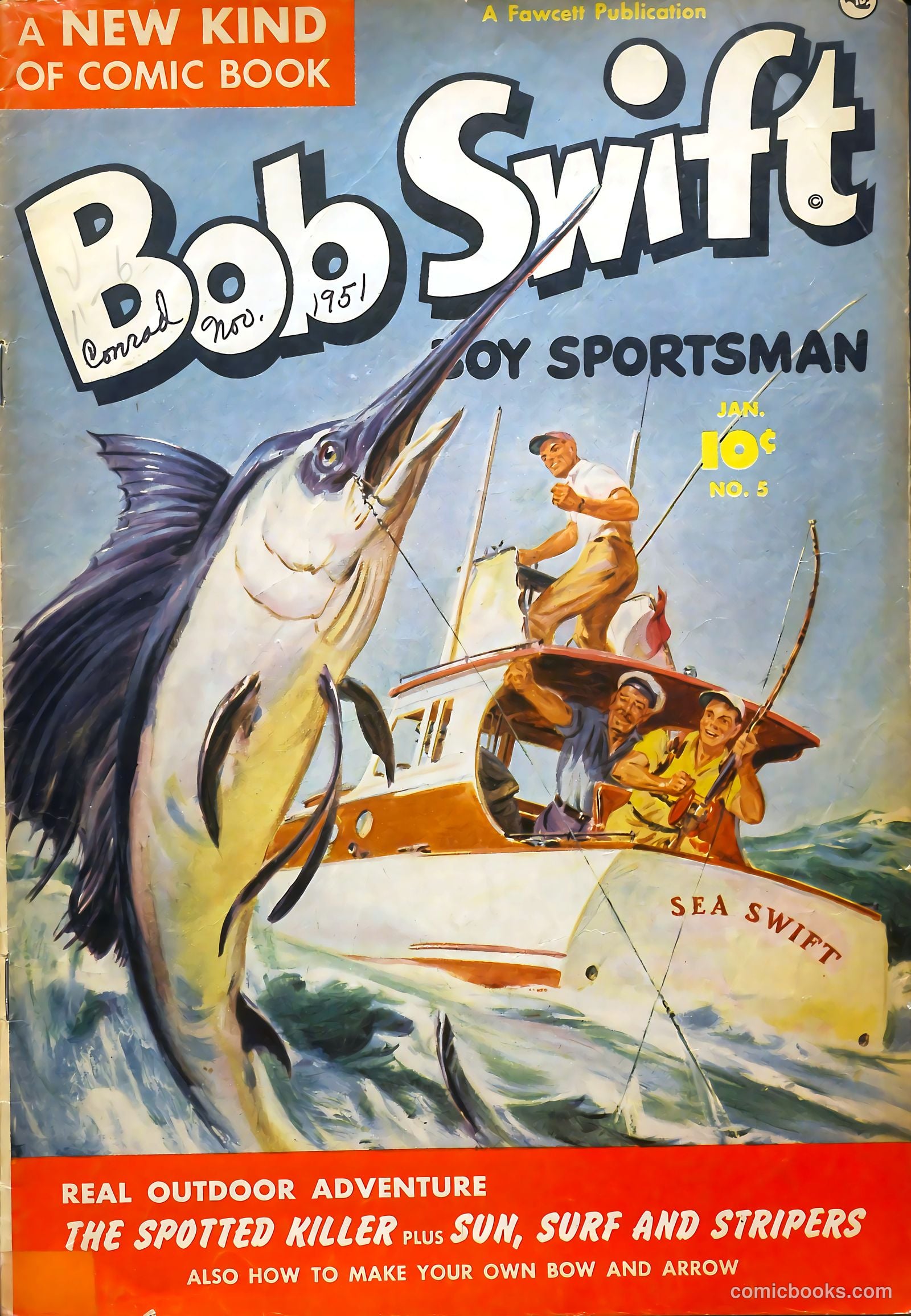 Bob Swift, Boy Sportsman #5 — page 1 of 37