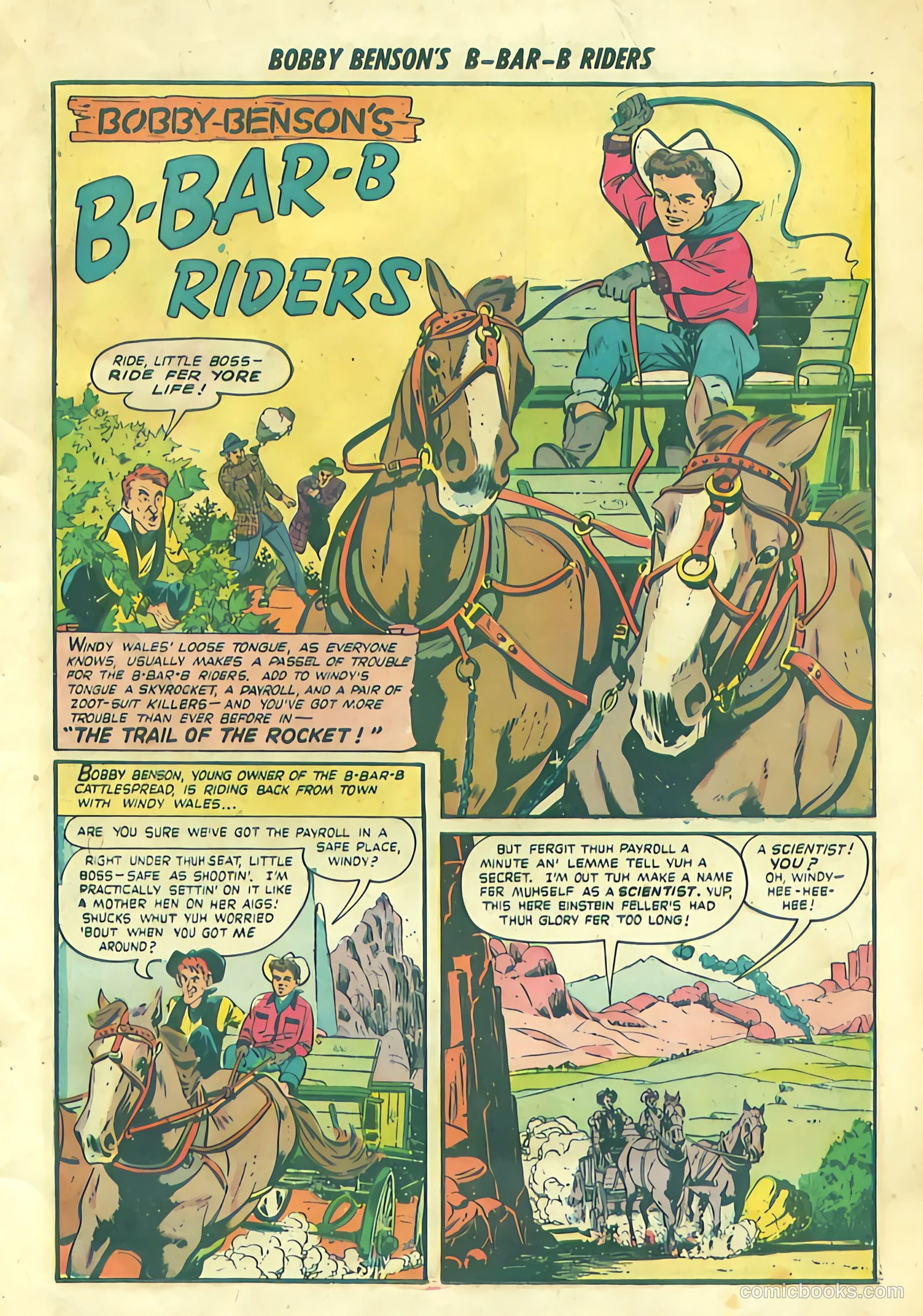 Bobby Benson's B-Bar-B Riders #1 — page 3 of 36