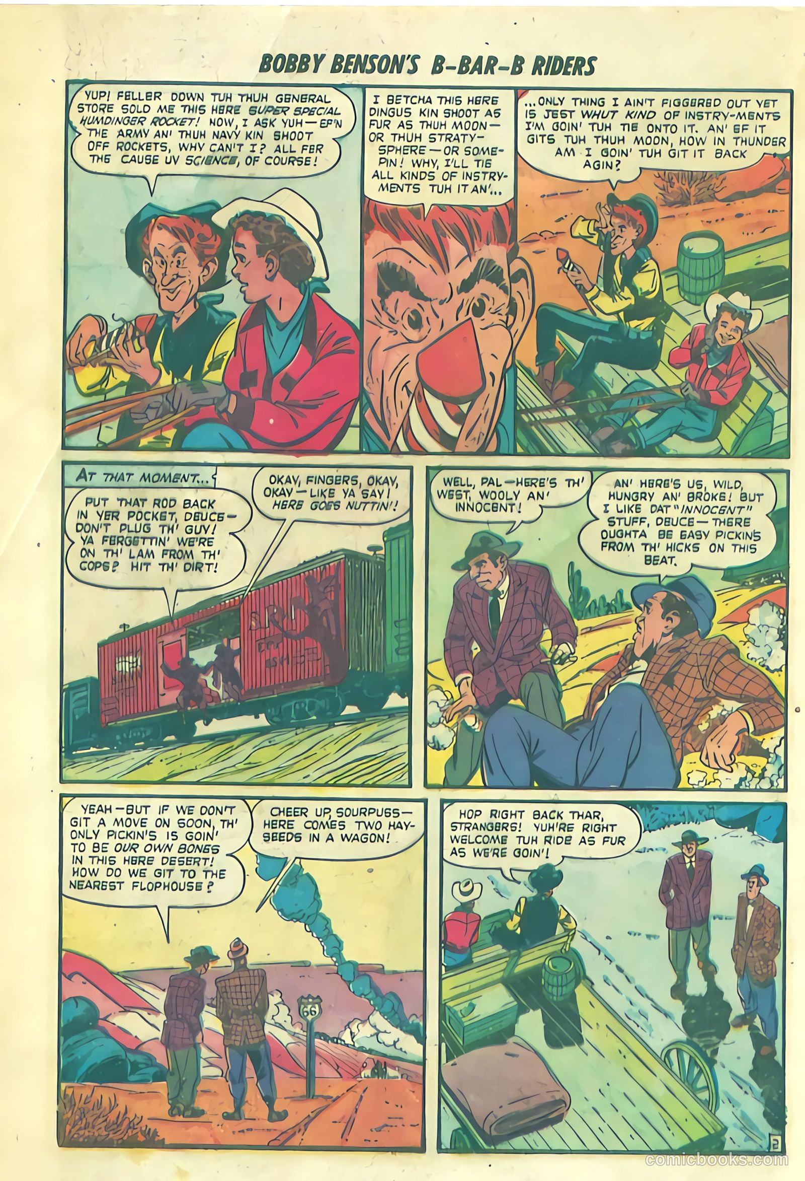 Bobby Benson's B-Bar-B Riders #1 — page 4 of 36