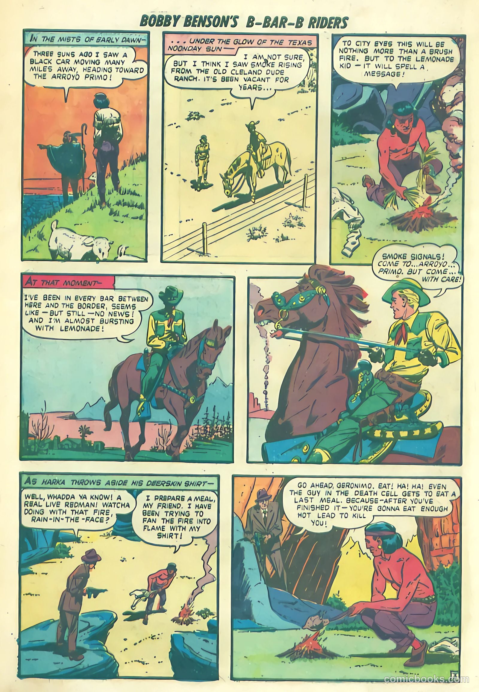 Bobby Benson's B-Bar-B Riders #1 — page 20 of 36