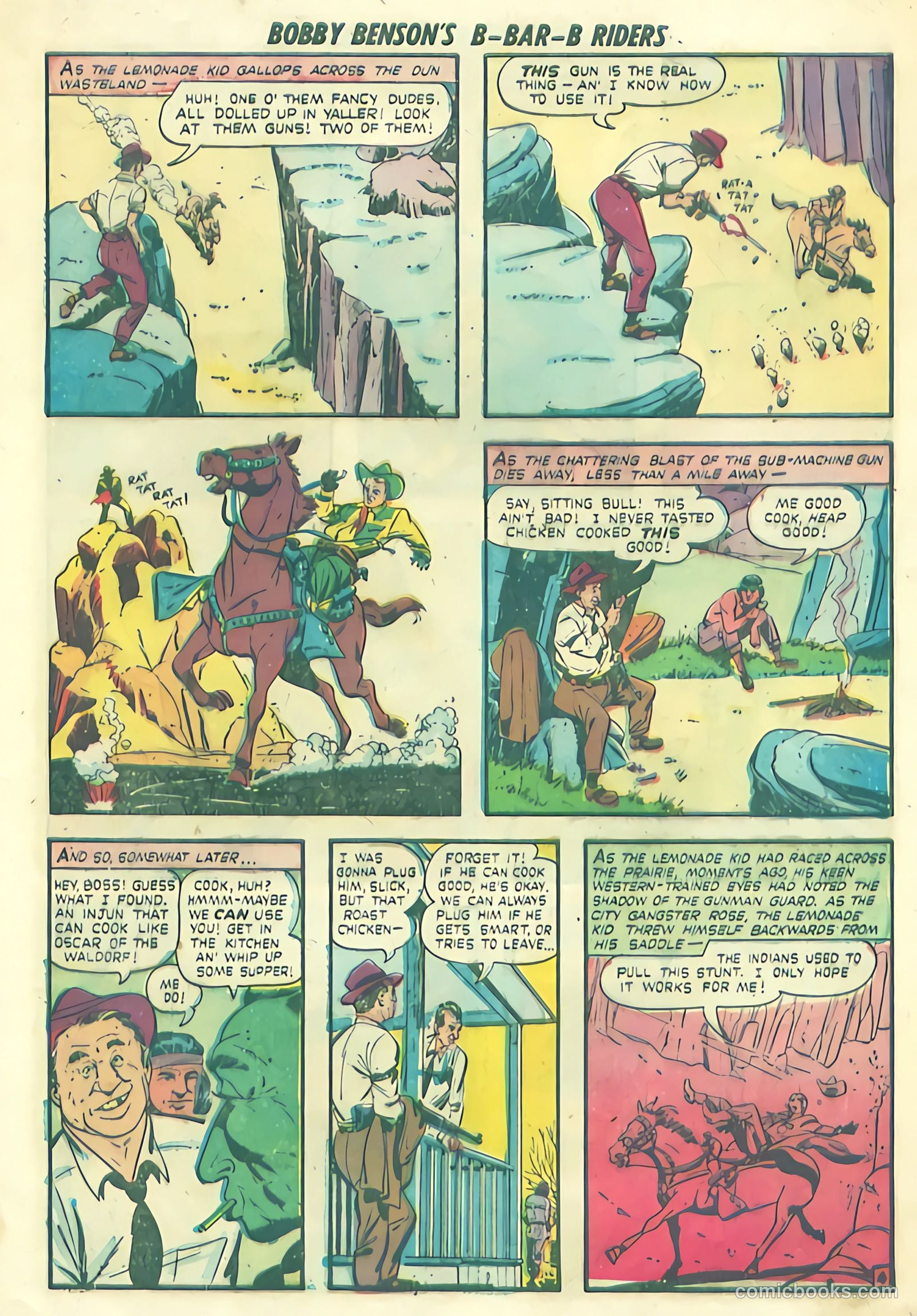 Bobby Benson's B-Bar-B Riders #1 — page 21 of 36