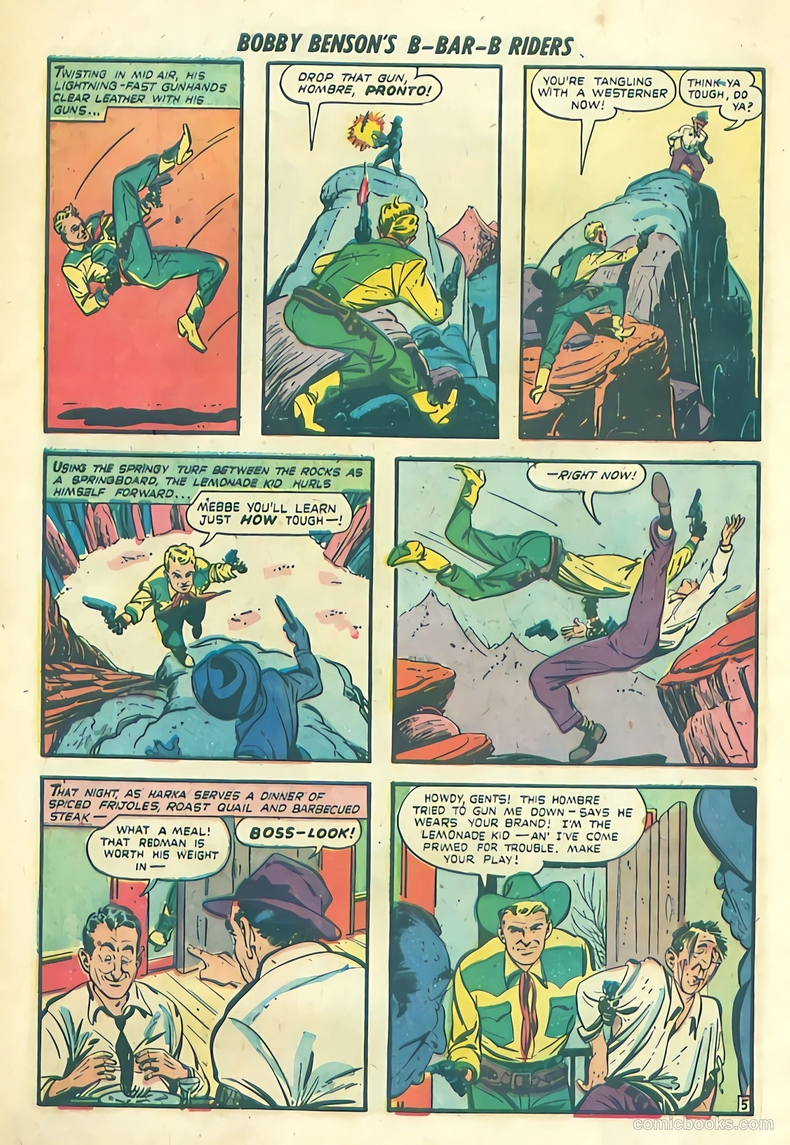 Bobby Benson's B-Bar-B Riders #1 — page 22 of 36