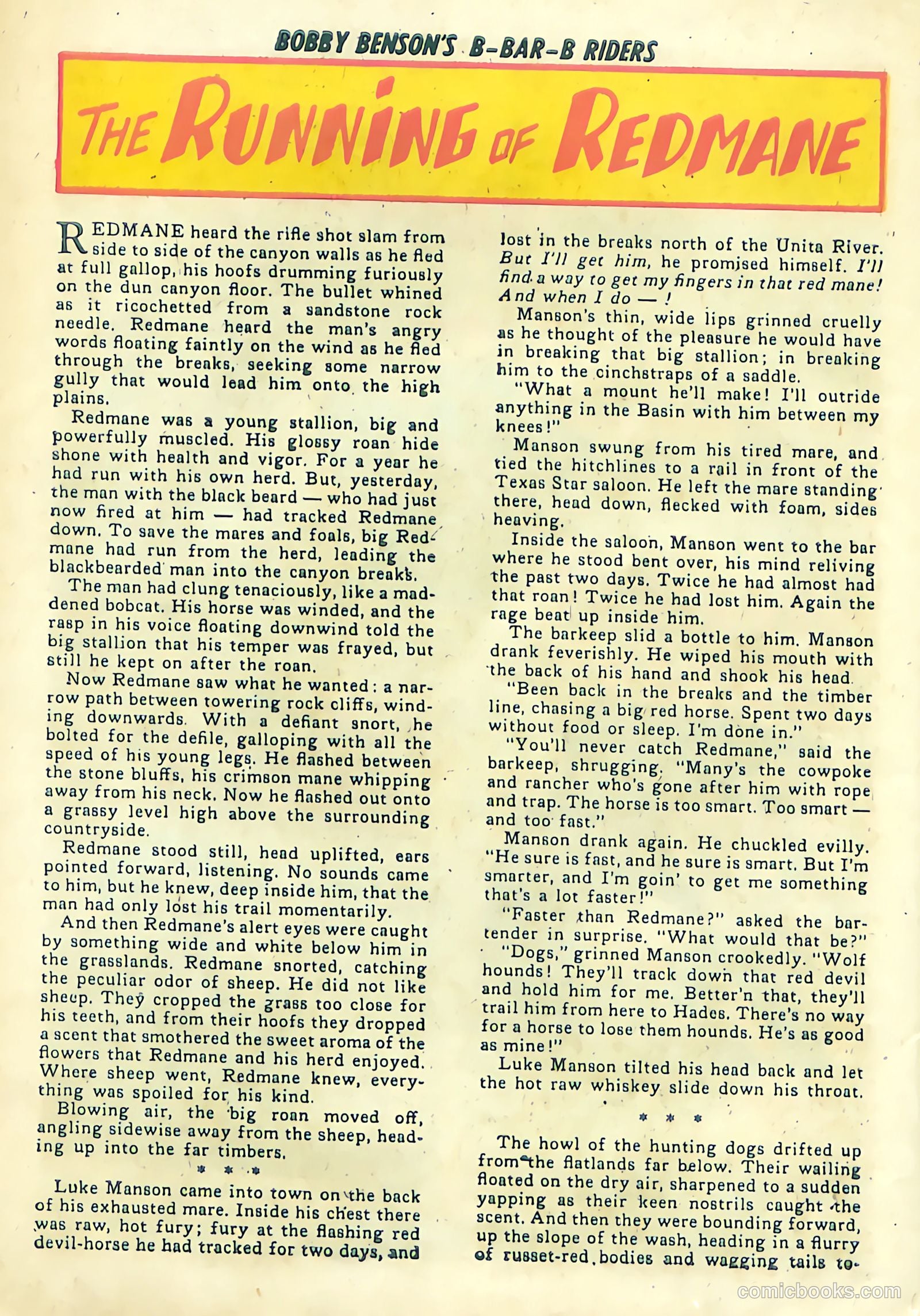 Bobby Benson's B-Bar-B Riders #1 — page 26 of 36