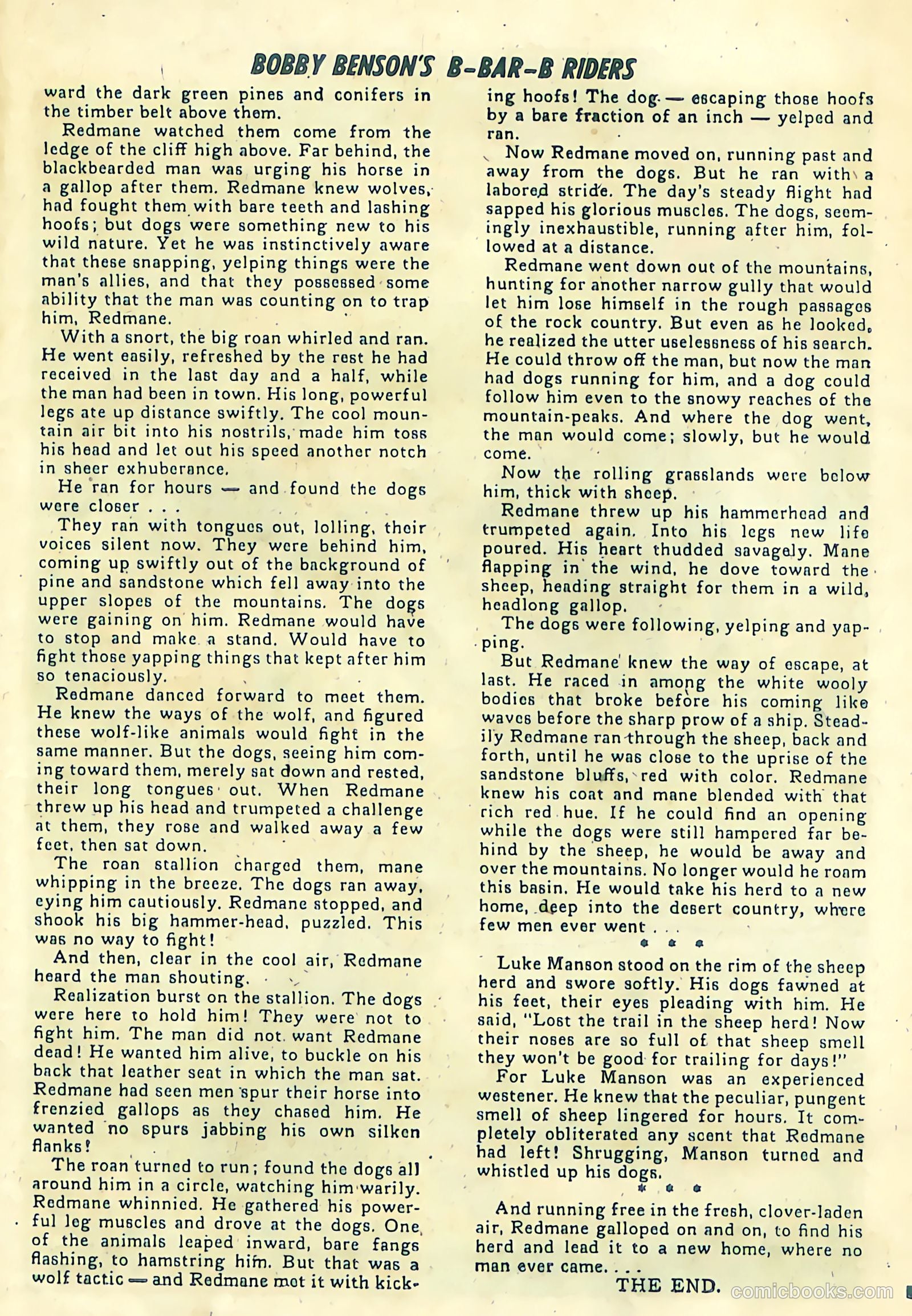 Bobby Benson's B-Bar-B Riders #1 — page 27 of 36