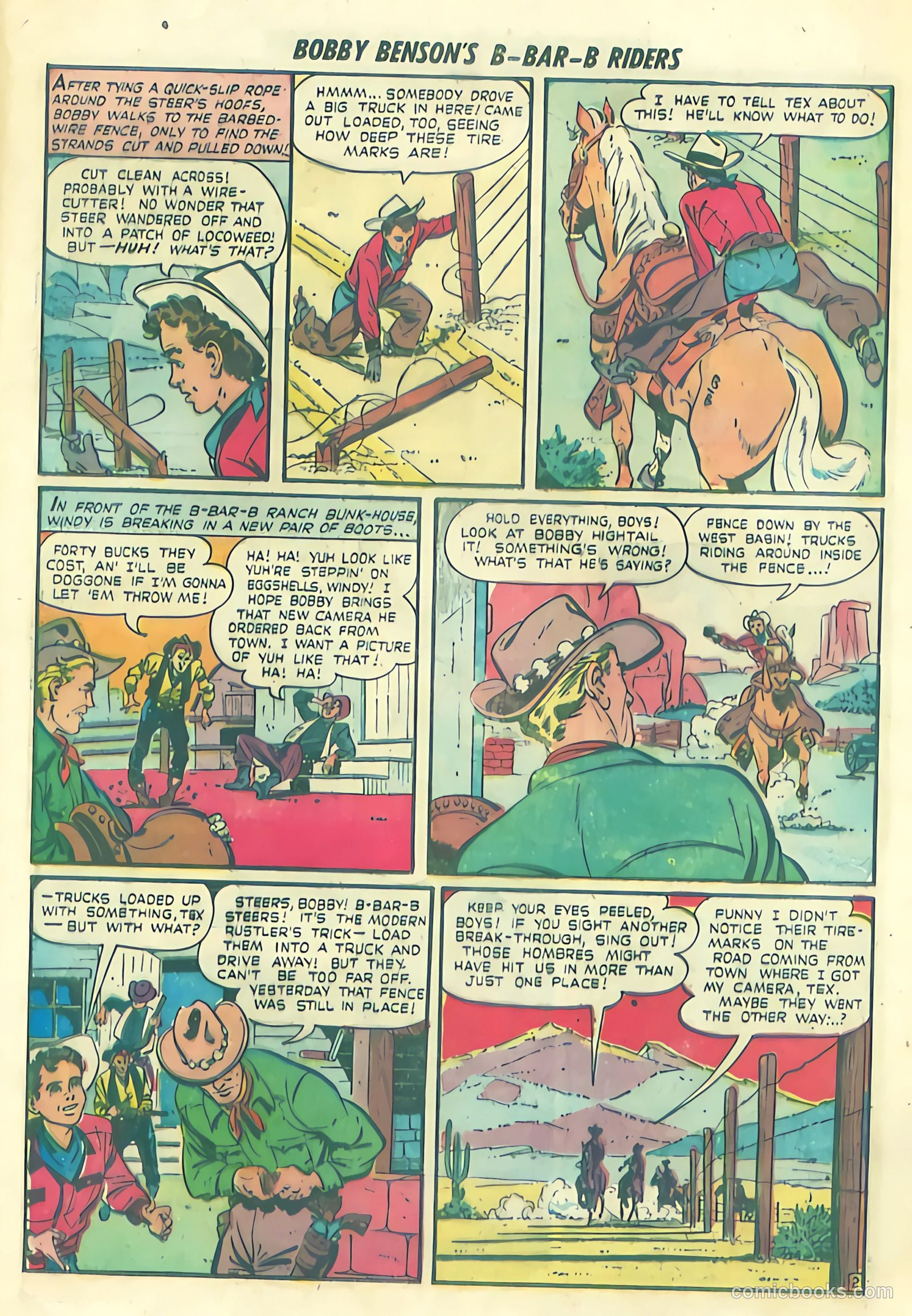 Bobby Benson's B-Bar-B Riders #1 — page 29 of 36