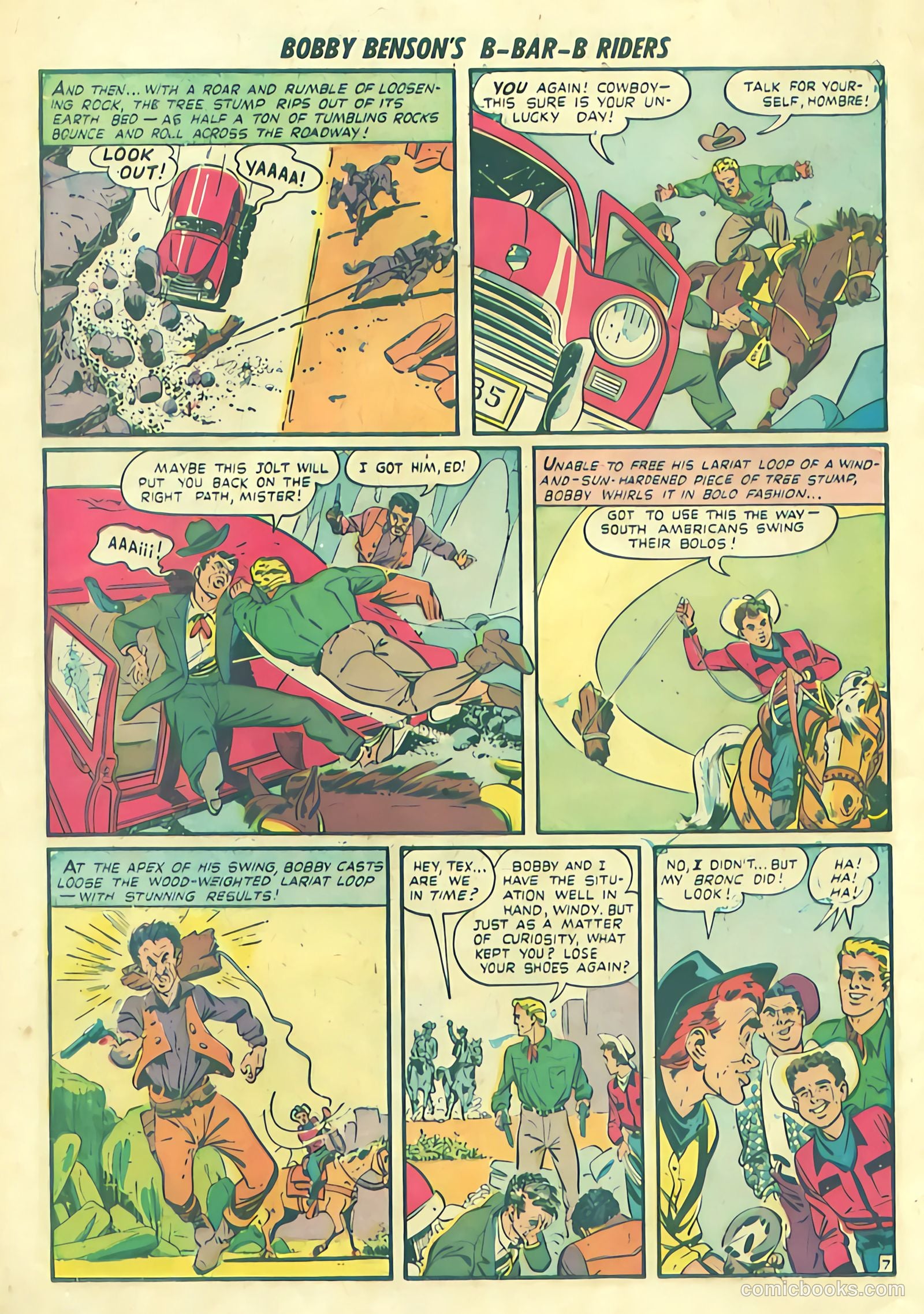 Bobby Benson's B-Bar-B Riders #1 — page 34 of 36