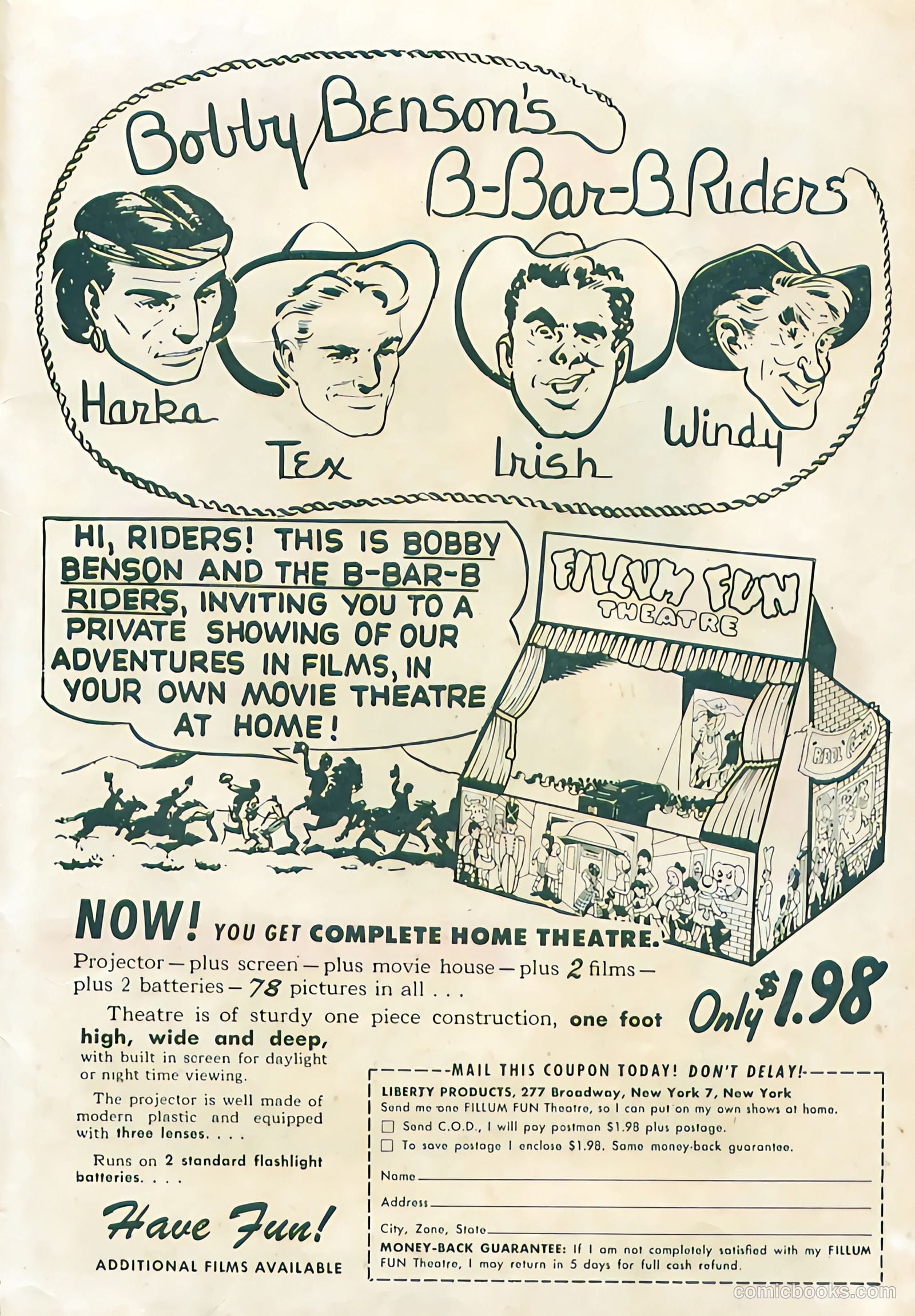 Bobby Benson's B-Bar-B Riders #1 — page 35 of 36