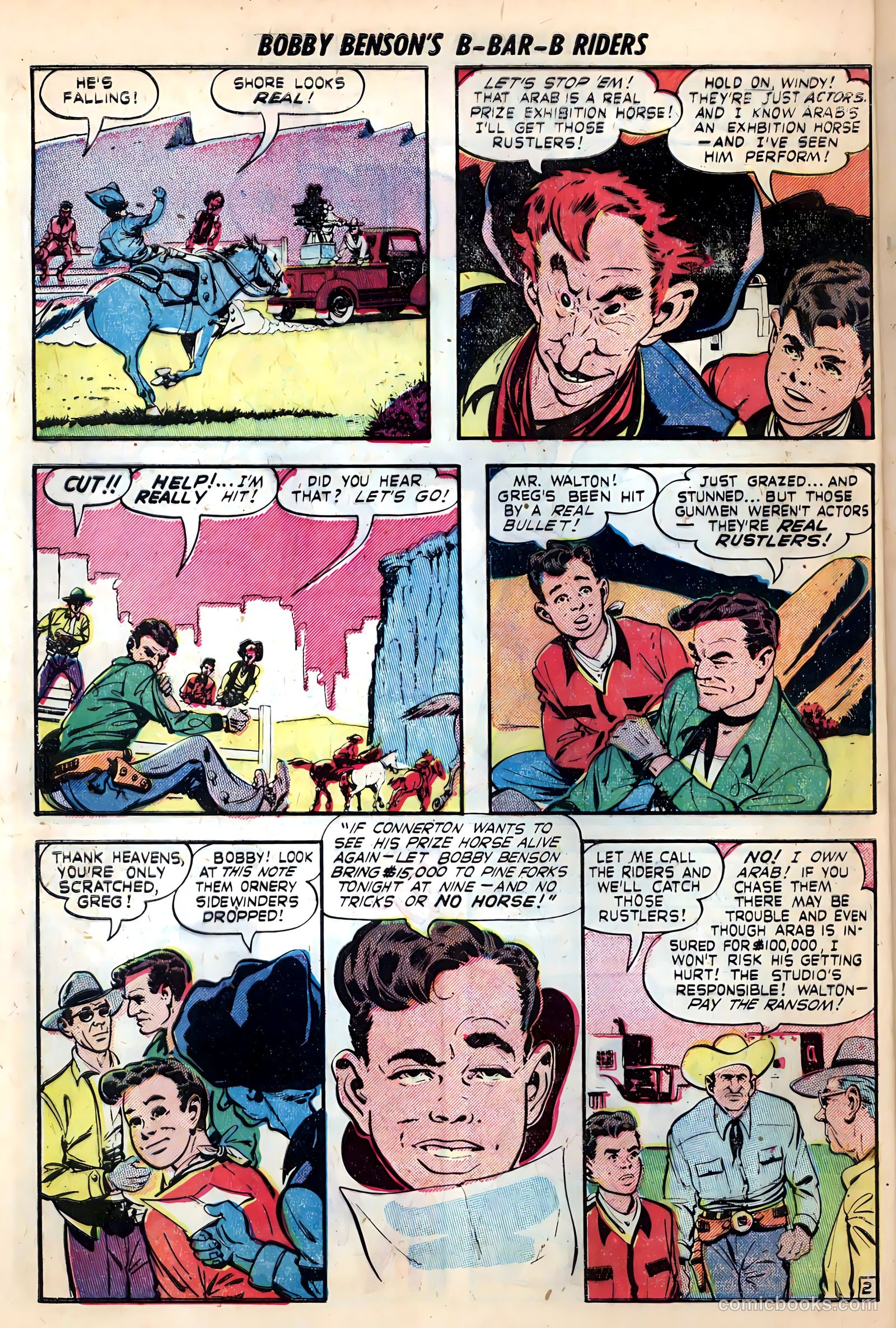 Bobby Benson's B-Bar-B Riders #10 — page 12 of 36