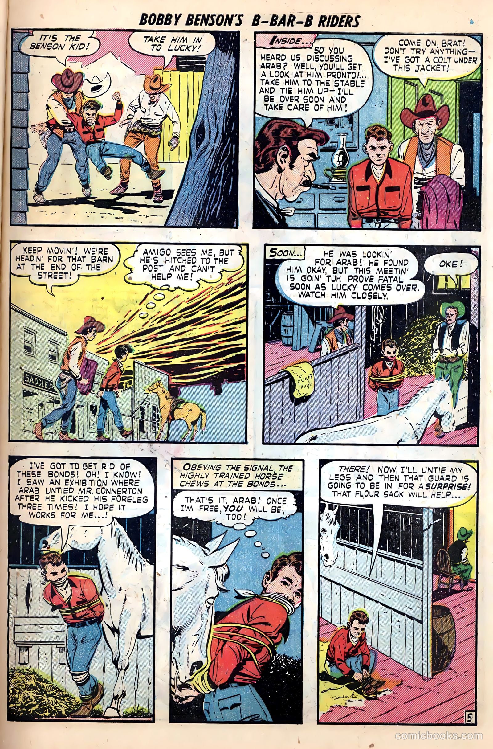 Bobby Benson's B-Bar-B Riders #10 — page 15 of 36