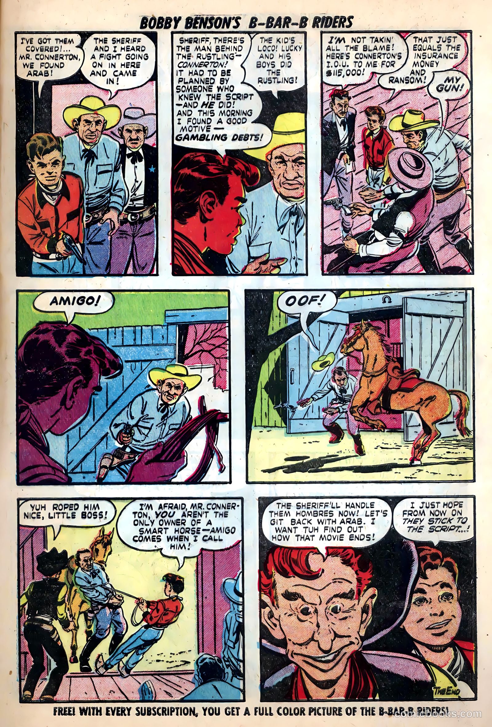 Bobby Benson's B-Bar-B Riders #10 — page 17 of 36