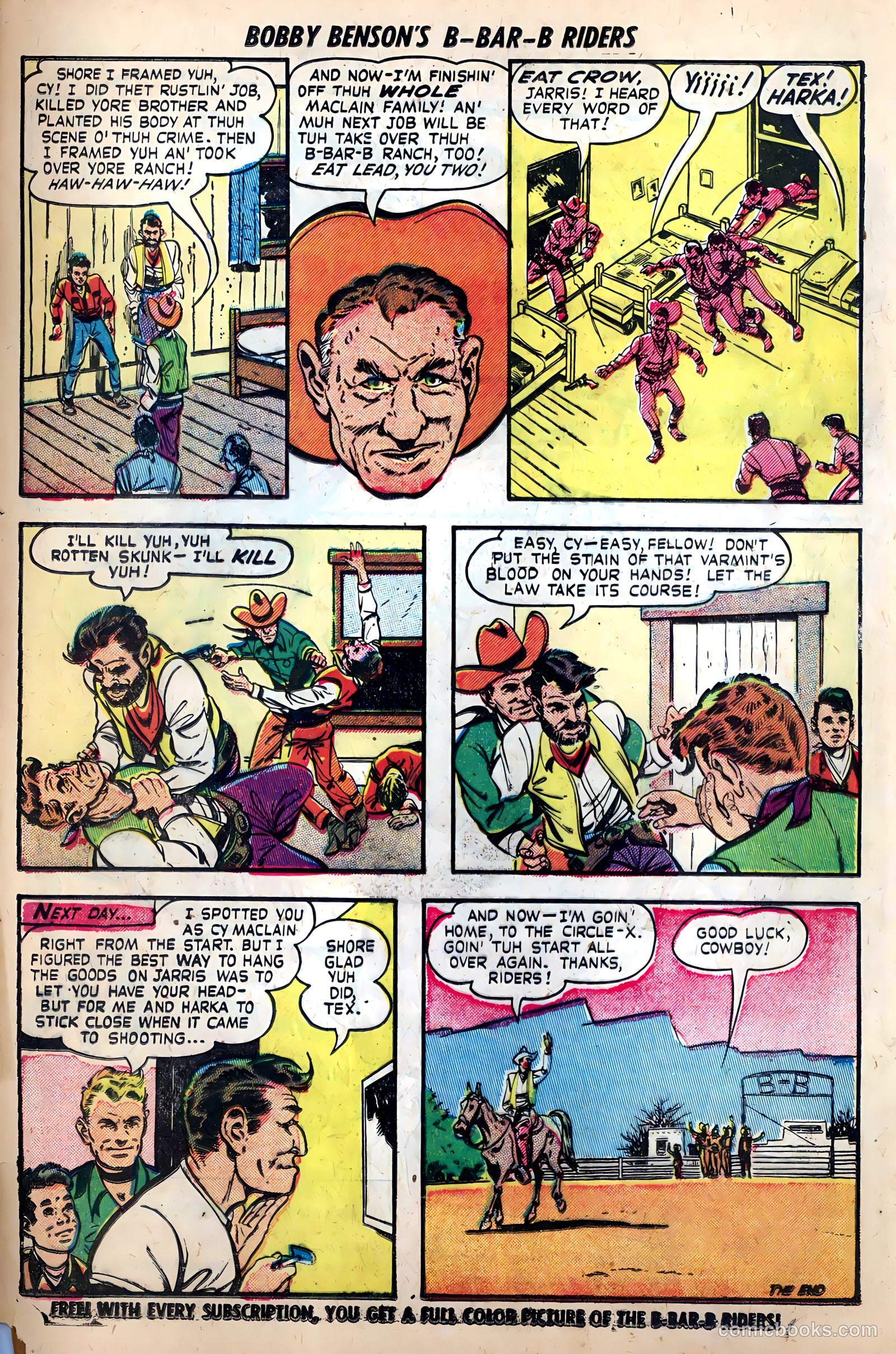 Bobby Benson's B-Bar-B Riders #10 — page 33 of 36