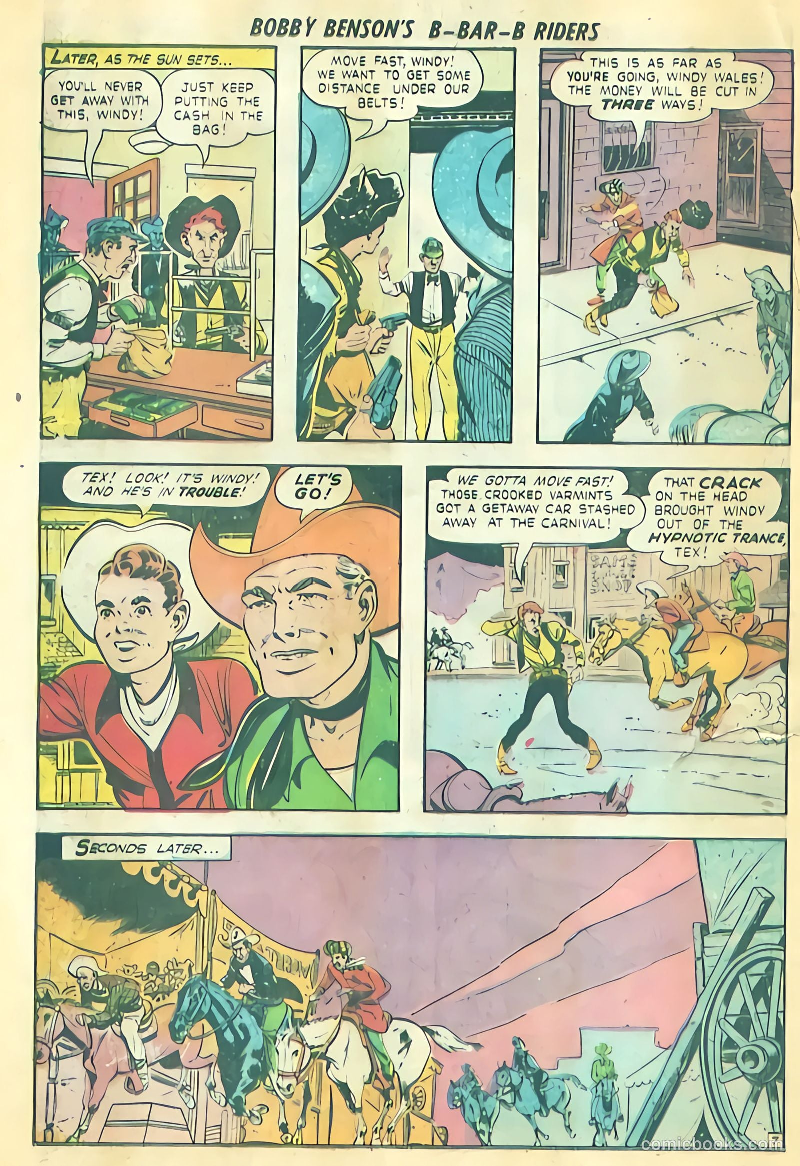 Bobby Benson's B-Bar-B Riders #11 — page 32 of 36