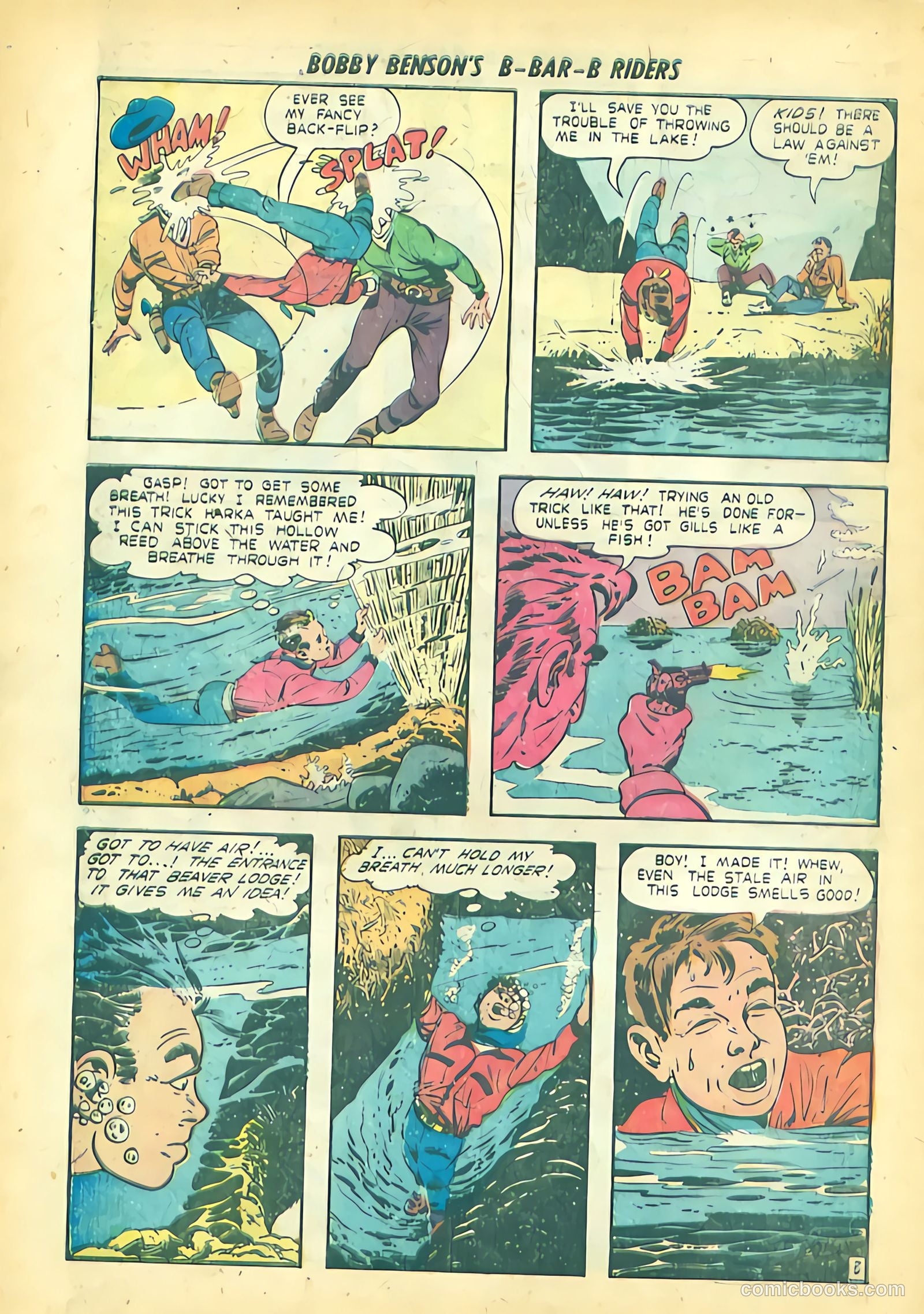 Bobby Benson's B-Bar-B Riders #12 — page 22 of 36