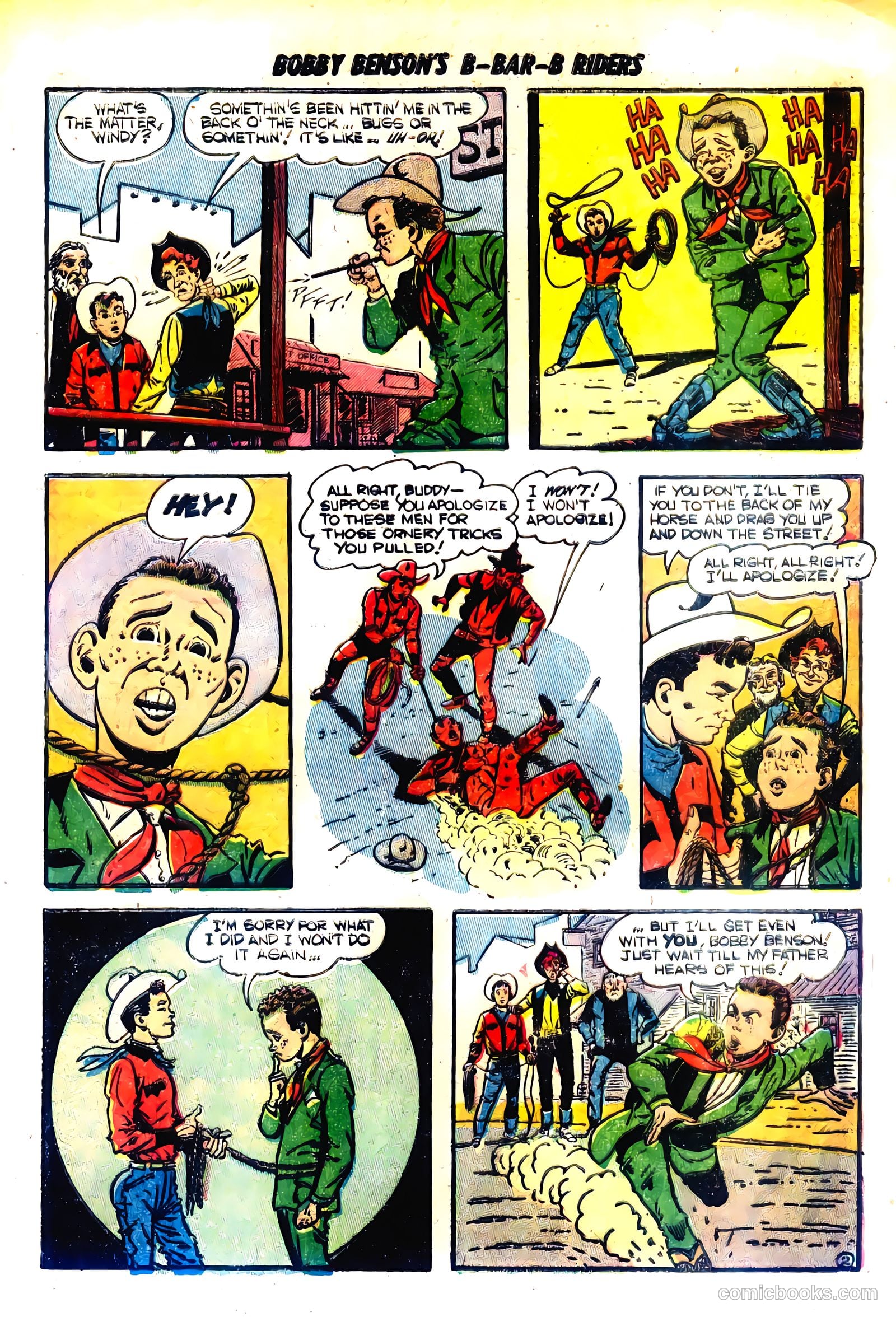 Bobby Benson's B-Bar-B Riders #14 — page 21 of 36