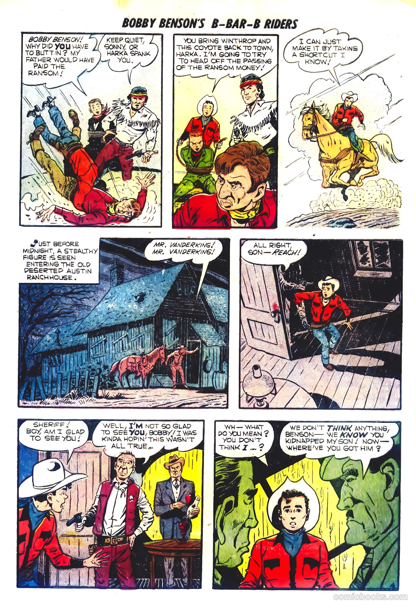 Bobby Benson's B-Bar-B Riders #14 — page 23 of 36
