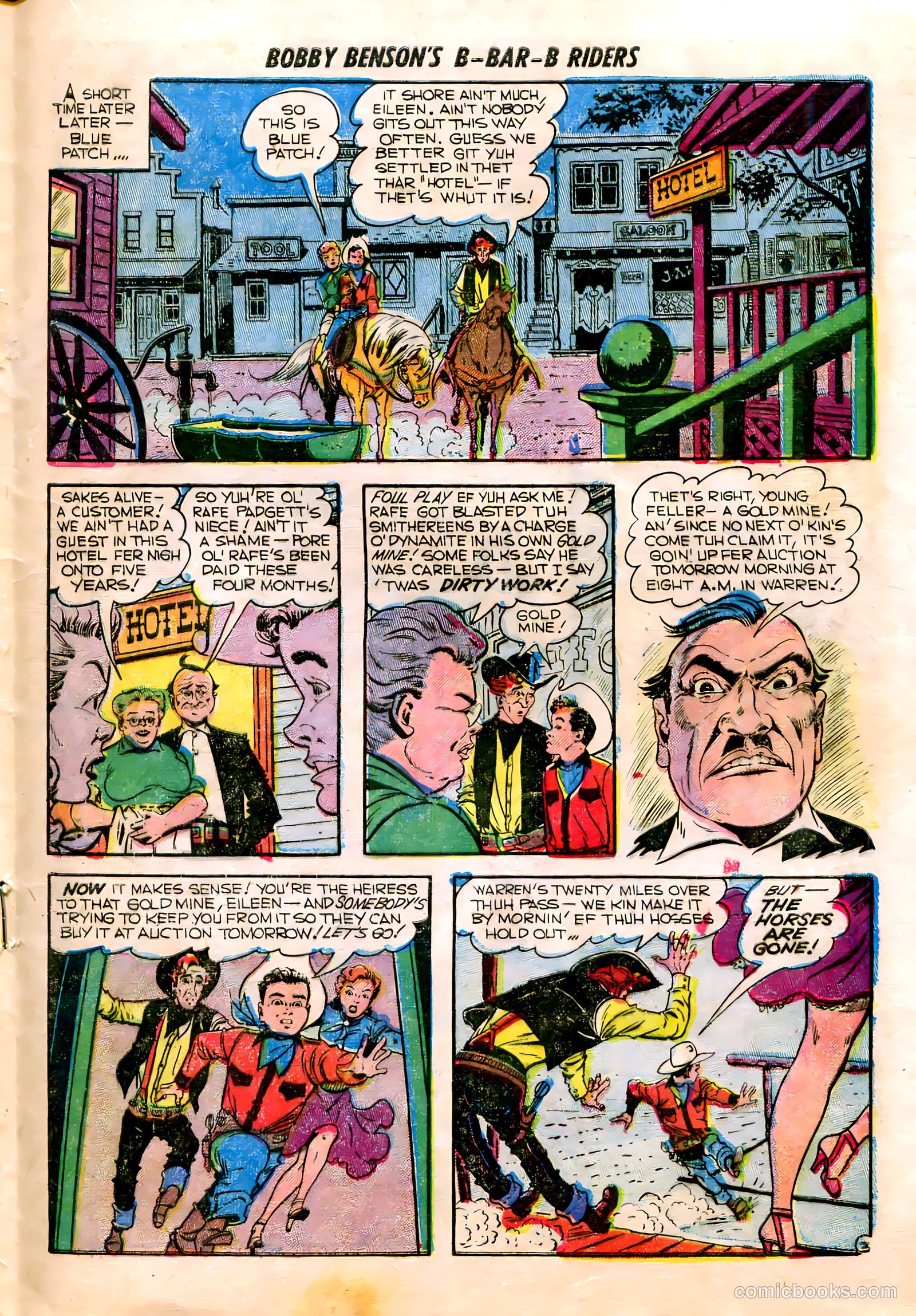 Bobby Benson's B-Bar-B Riders #15 — page 21 of 36