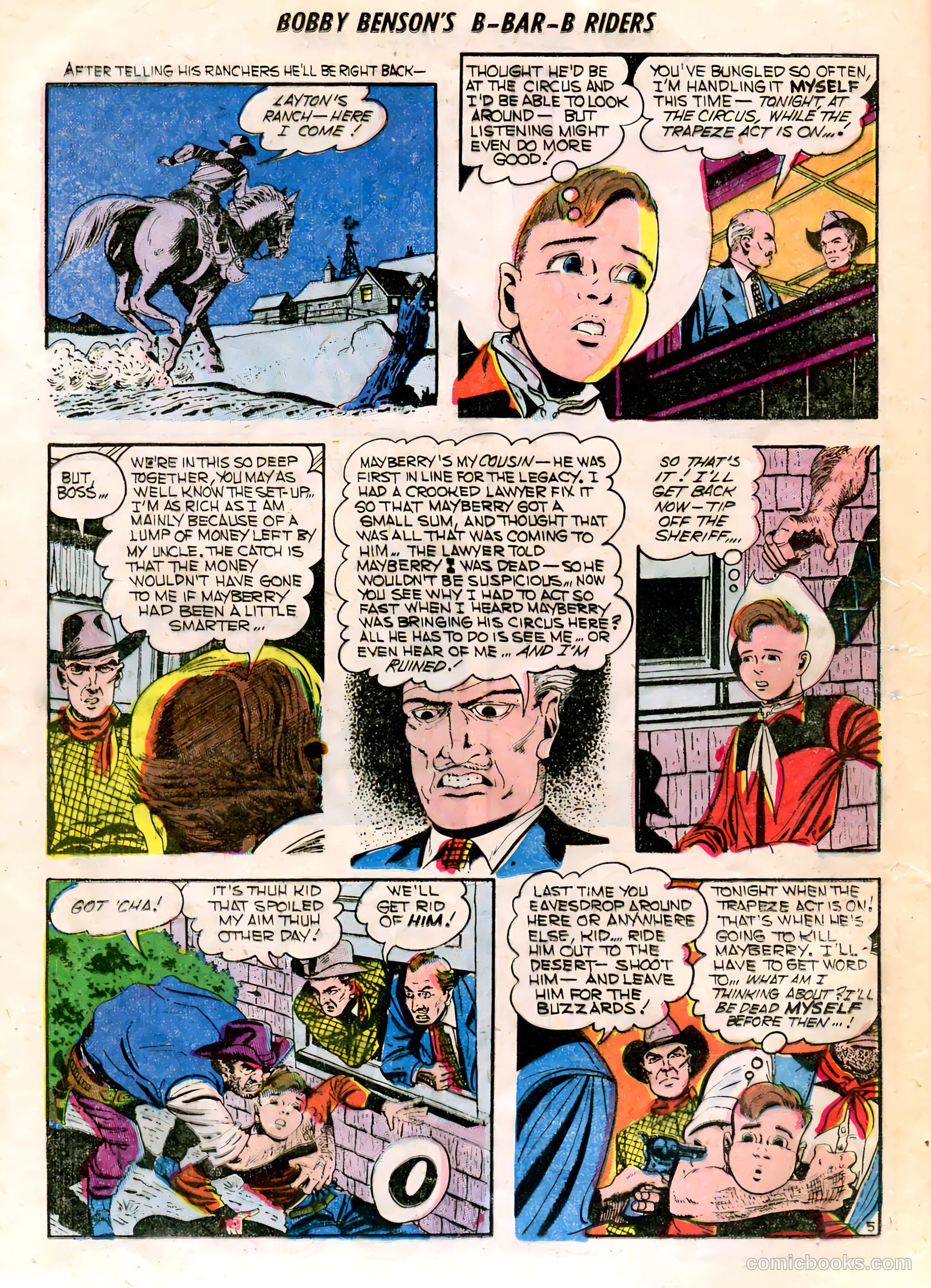 Bobby Benson's B-Bar-B Riders #16 — page 16 of 36