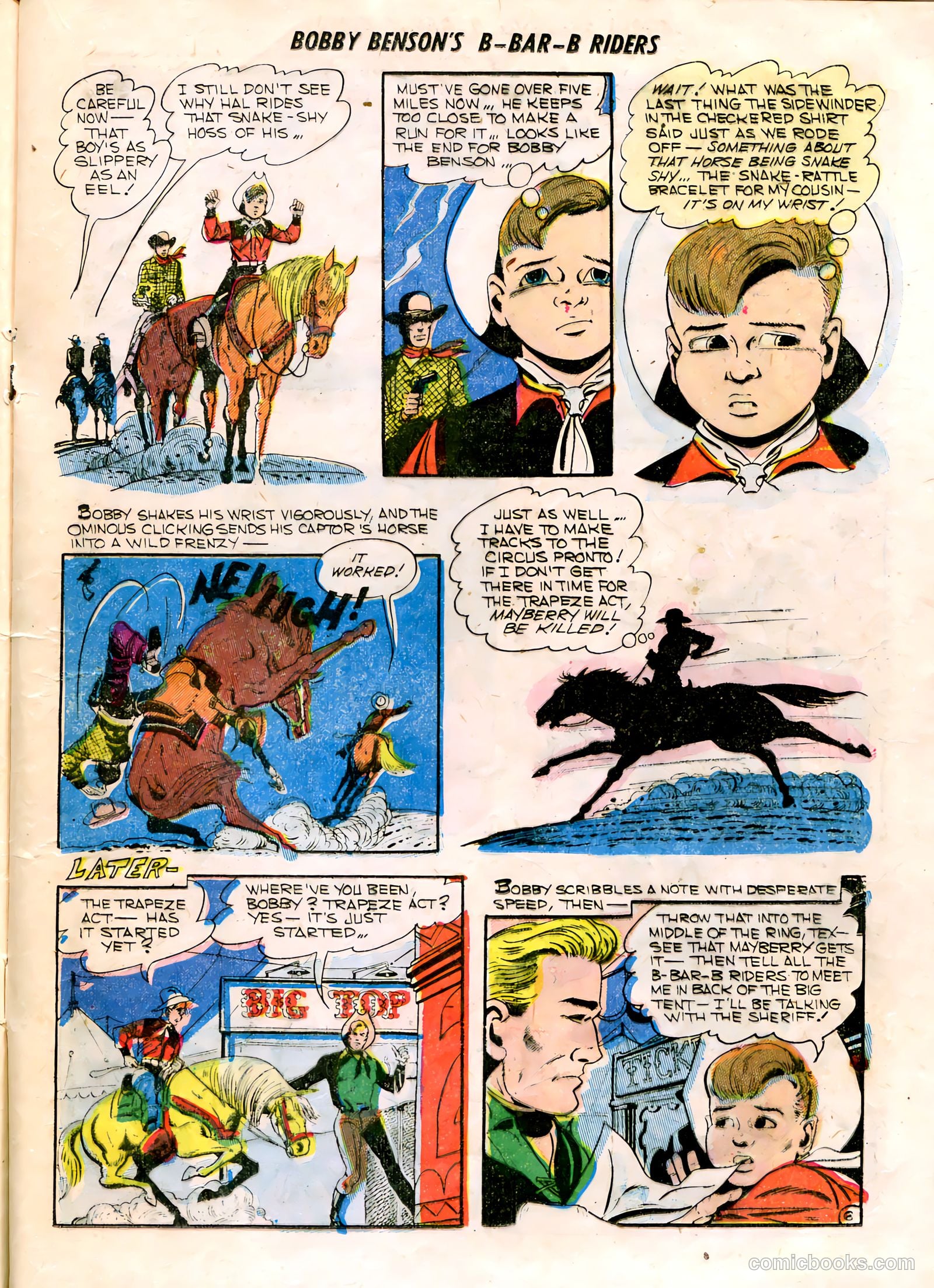 Bobby Benson's B-Bar-B Riders #16 — page 17 of 36