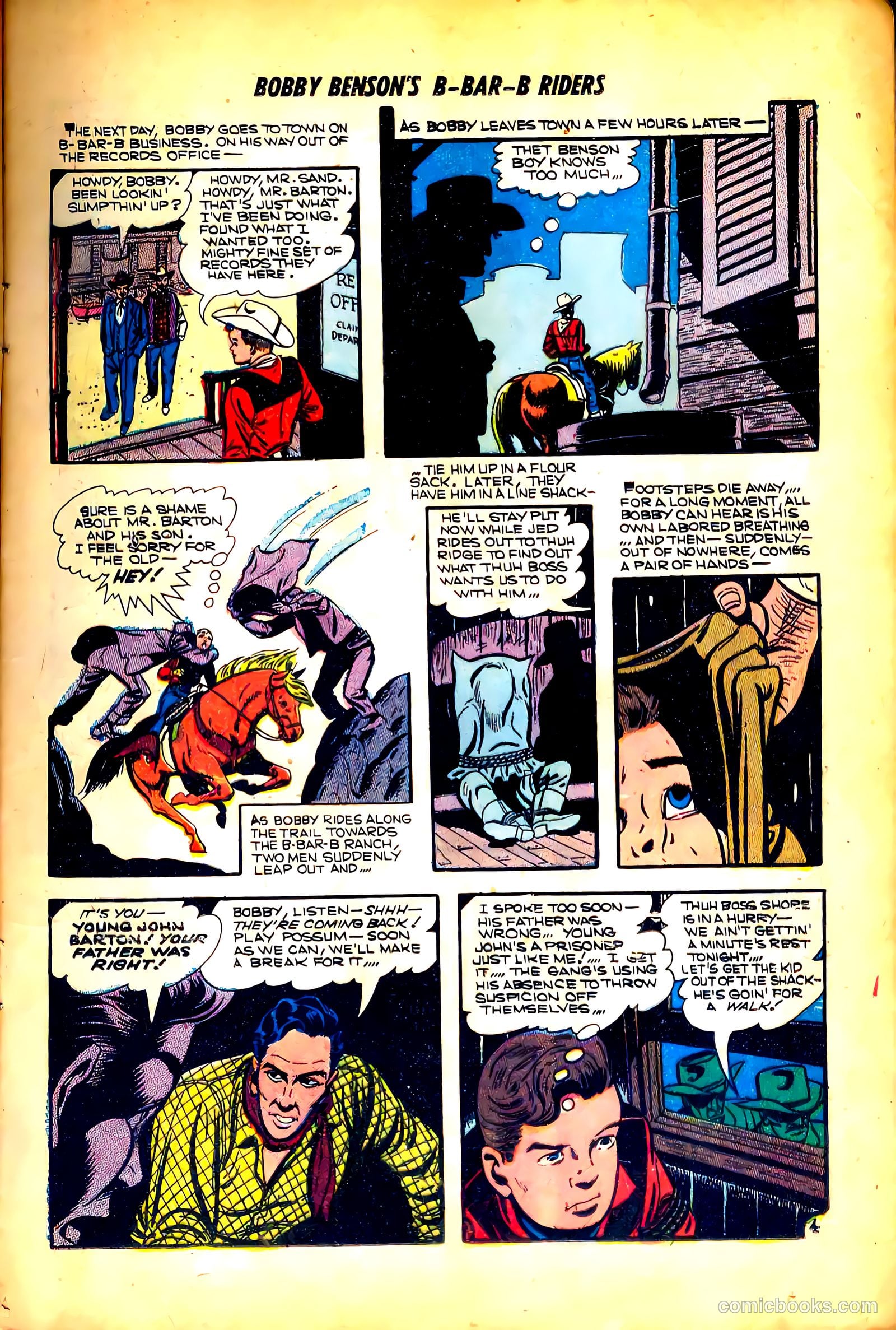 Bobby Benson's B-Bar-B Riders #18 — page 13 of 36