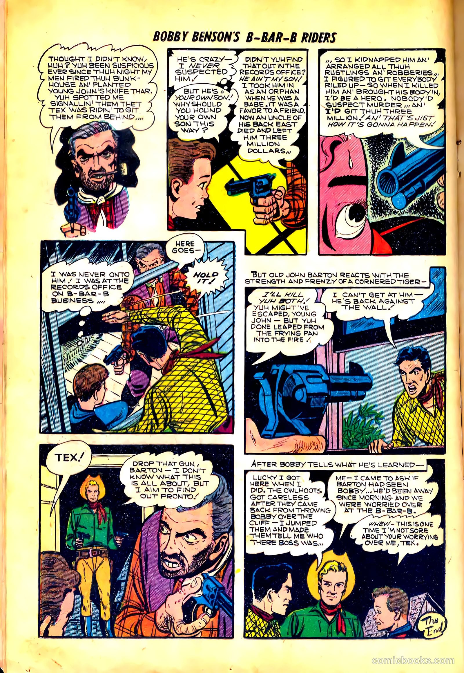 Bobby Benson's B-Bar-B Riders #18 — page 16 of 36
