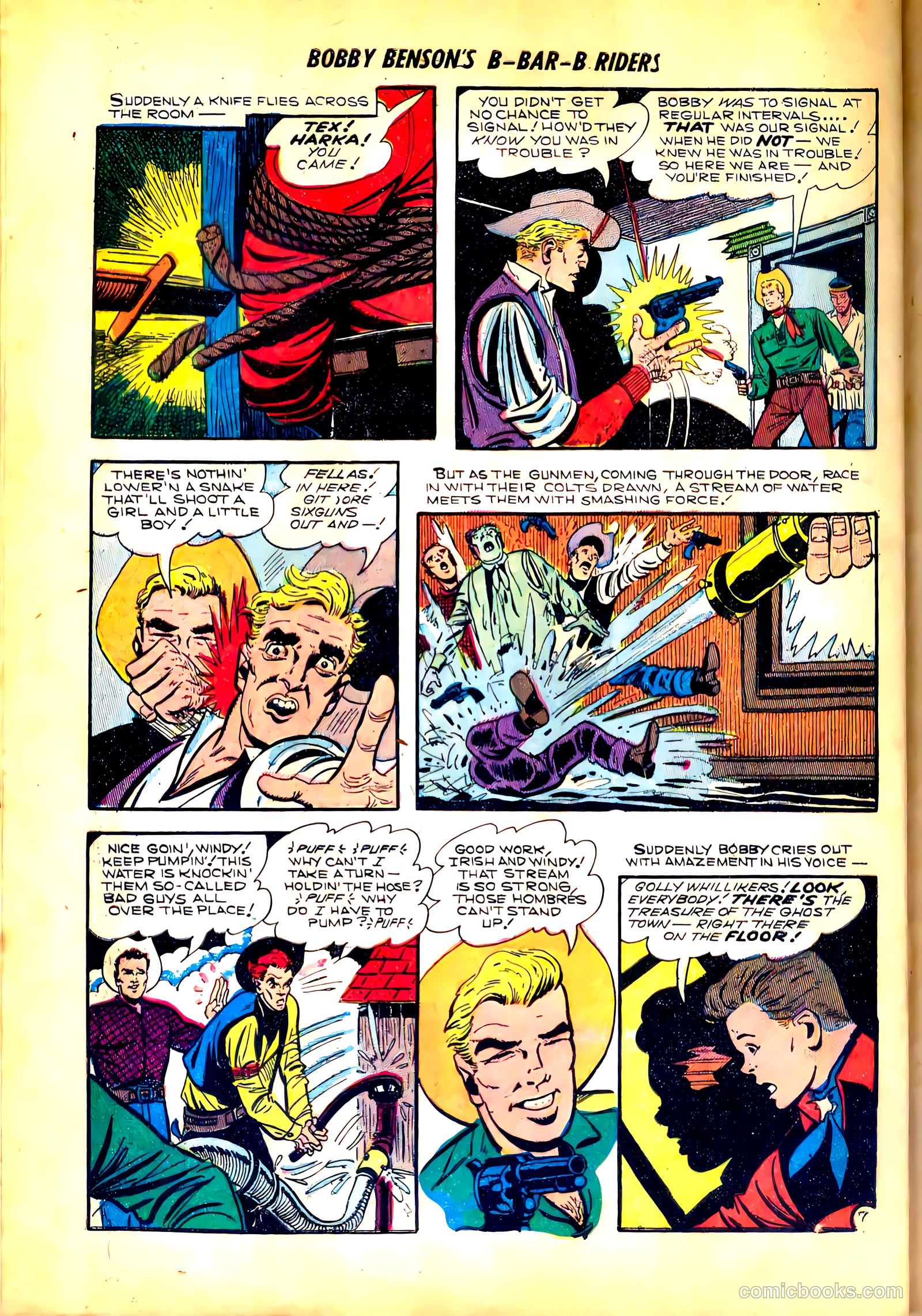 Bobby Benson's B-Bar-B Riders #18 — page 32 of 36