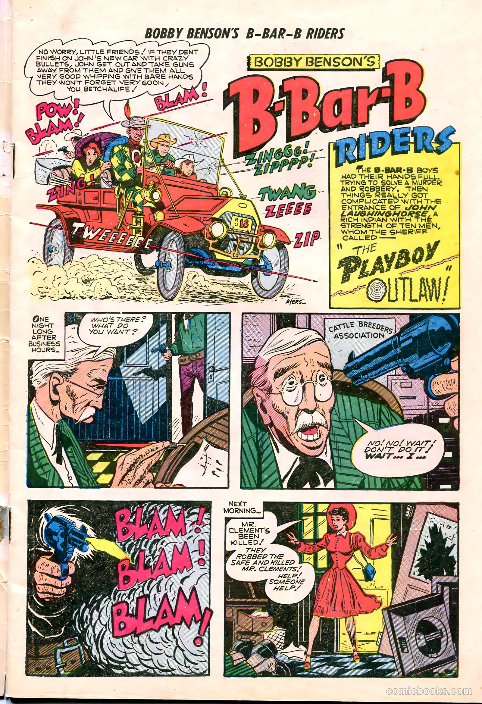 Bobby Benson's B-Bar-B Riders #19 — page 3 of 36