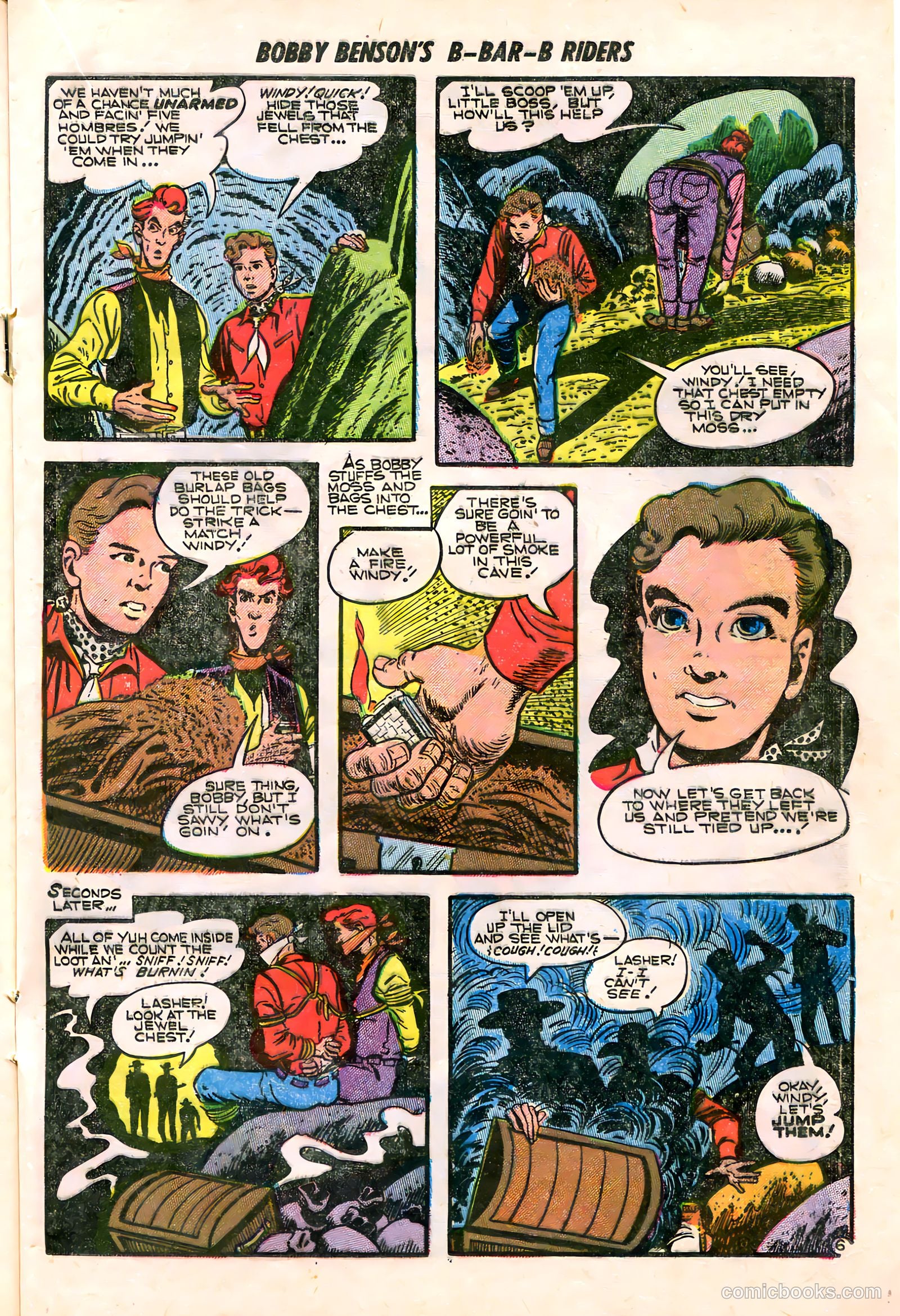 Bobby Benson's B-Bar-B Riders #19 — page 16 of 36