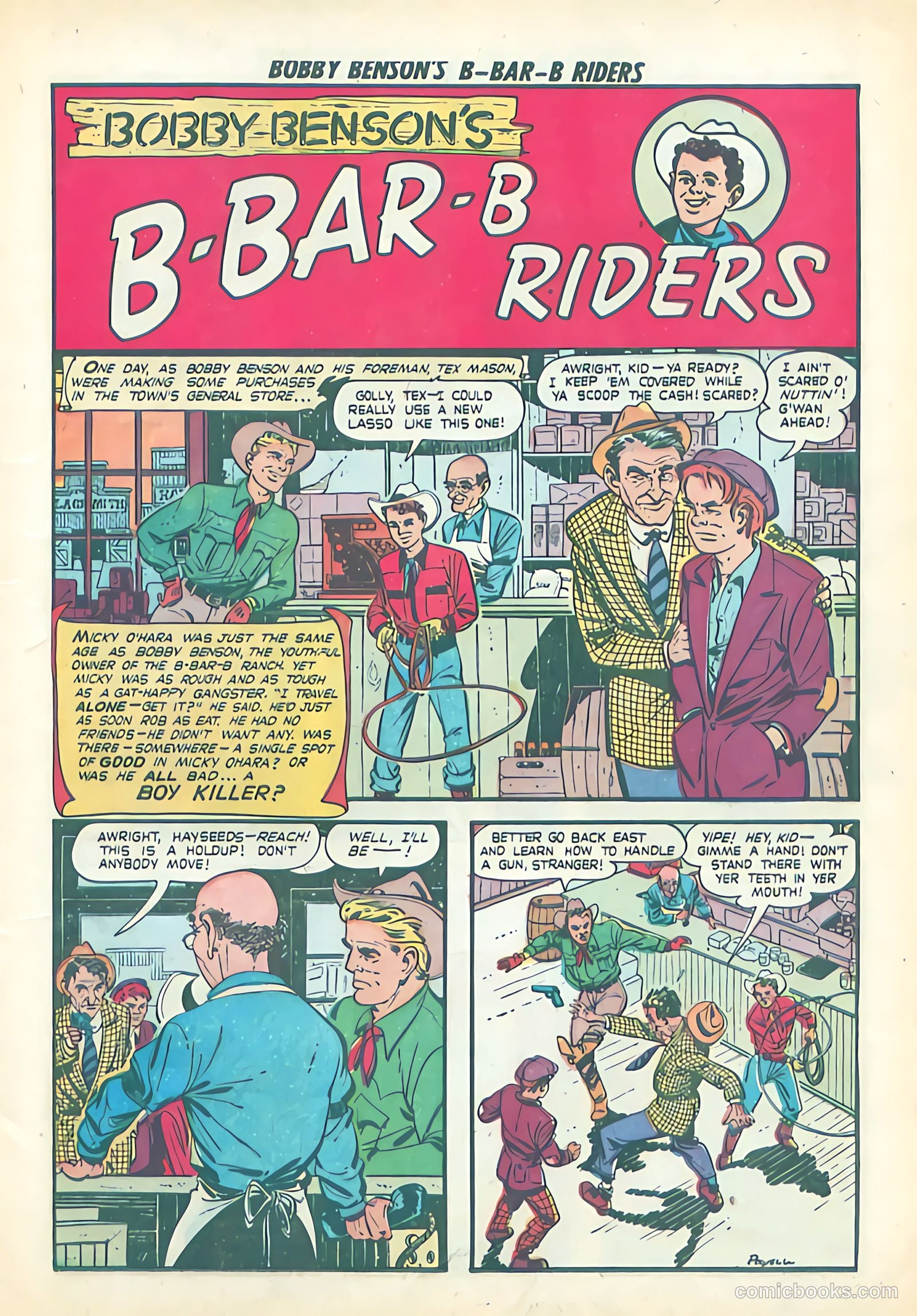 Bobby Benson's B-Bar-B Riders #2 — page 3 of 36