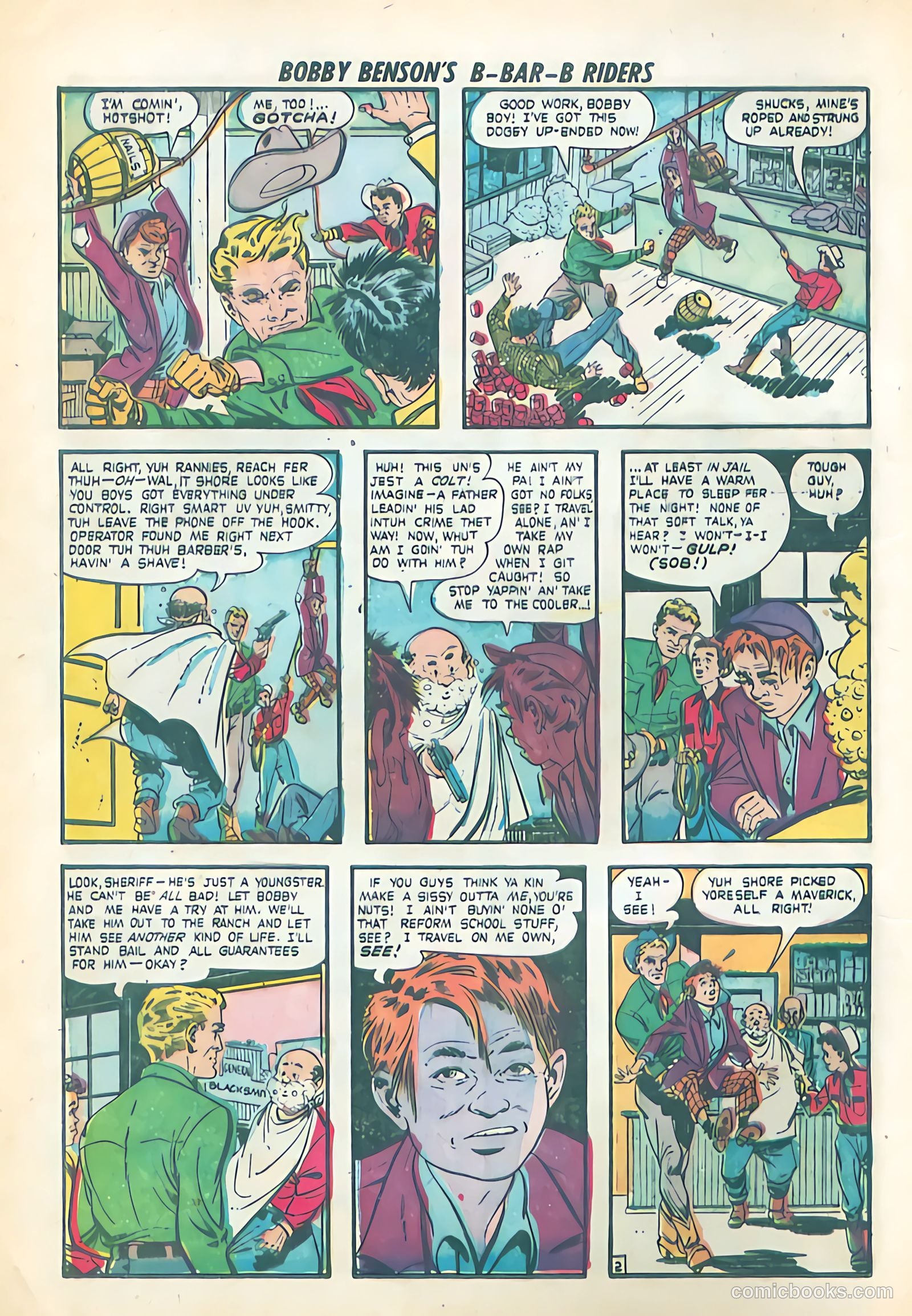 Bobby Benson's B-Bar-B Riders #2 — page 4 of 36