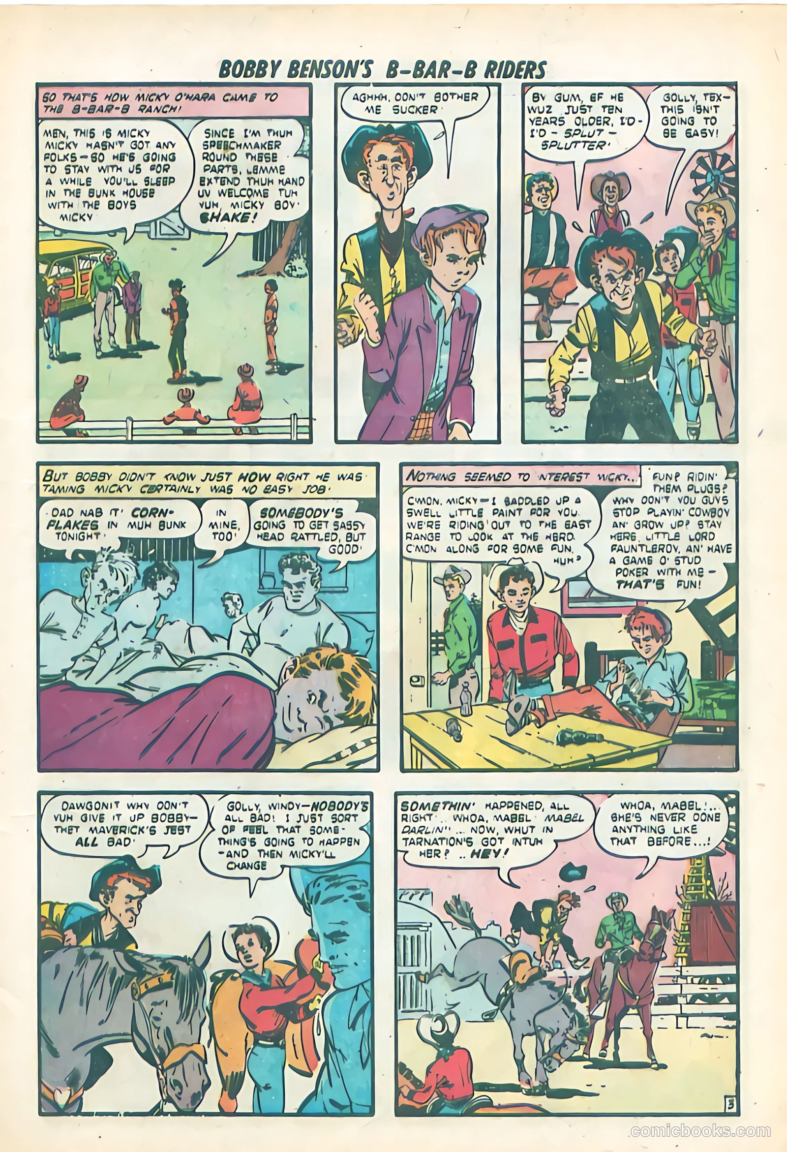 Bobby Benson's B-Bar-B Riders #2 — page 5 of 36