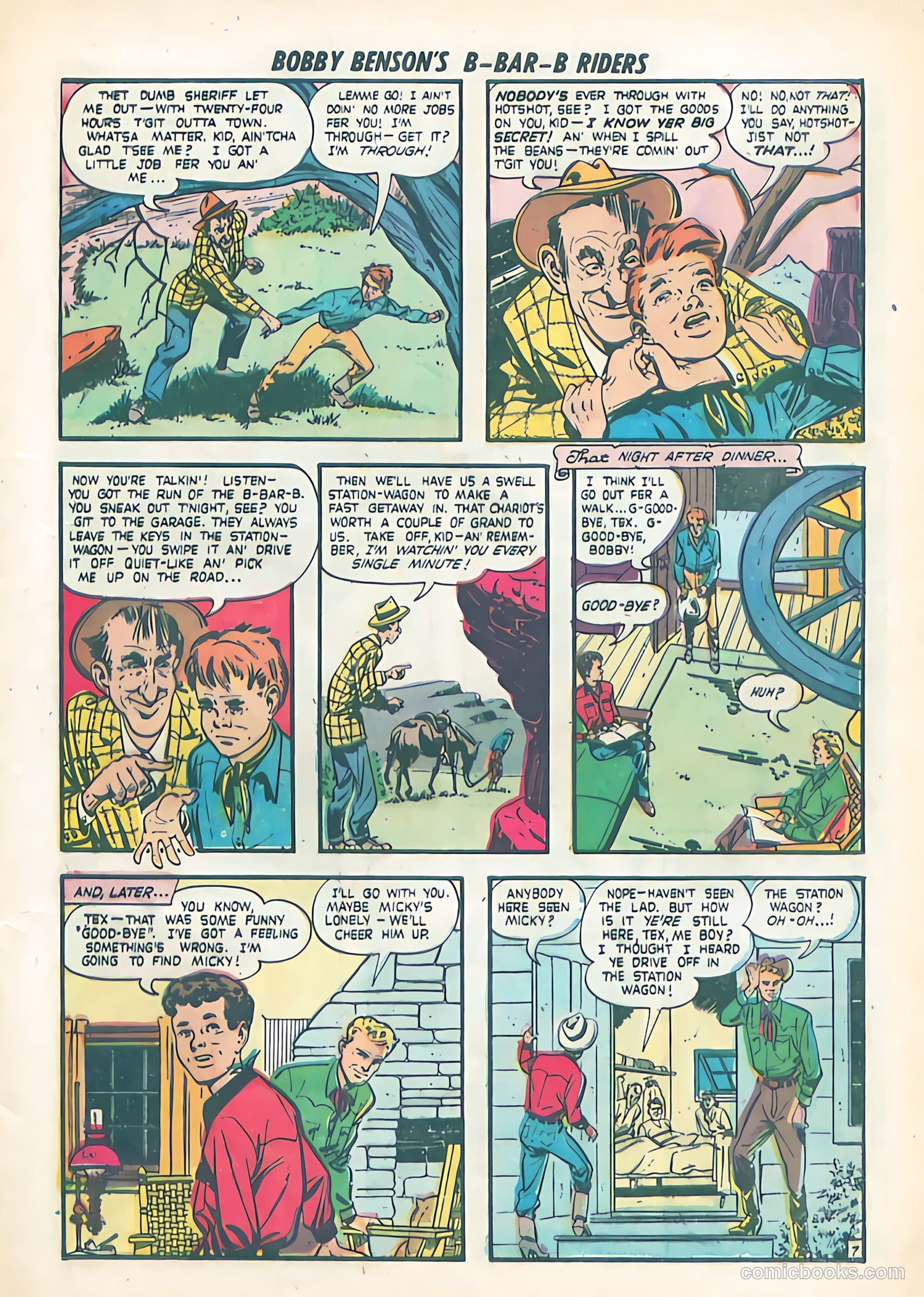 Bobby Benson's B-Bar-B Riders #2 — page 9 of 36