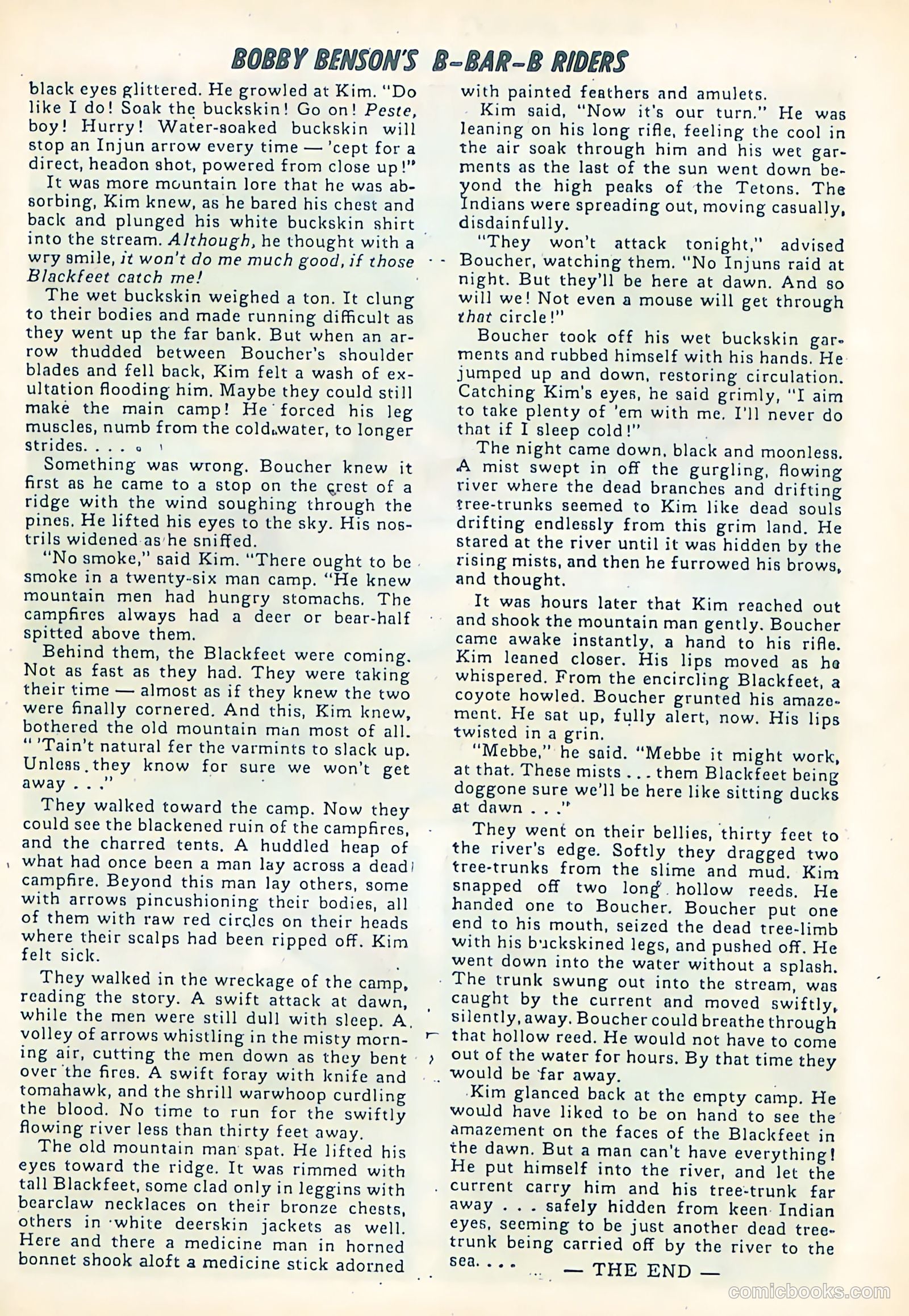 Bobby Benson's B-Bar-B Riders #2 — page 27 of 36