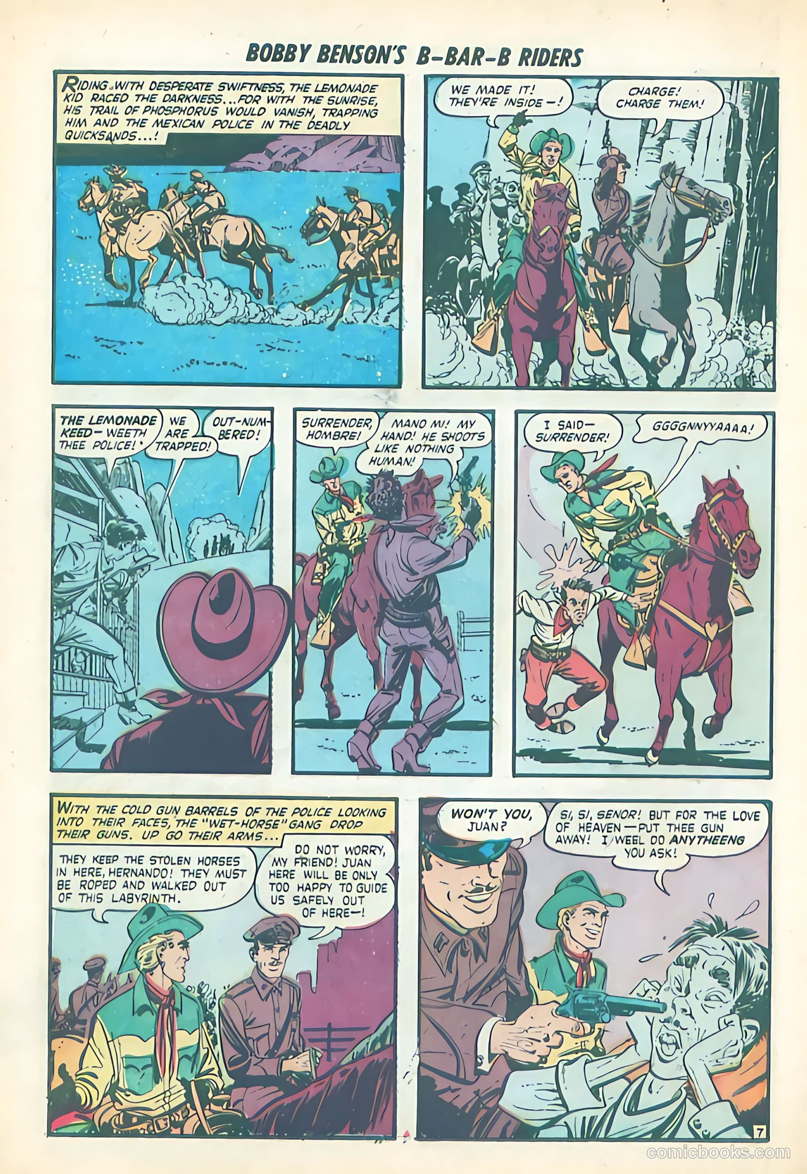 Bobby Benson's B-Bar-B Riders #2 — page 34 of 36