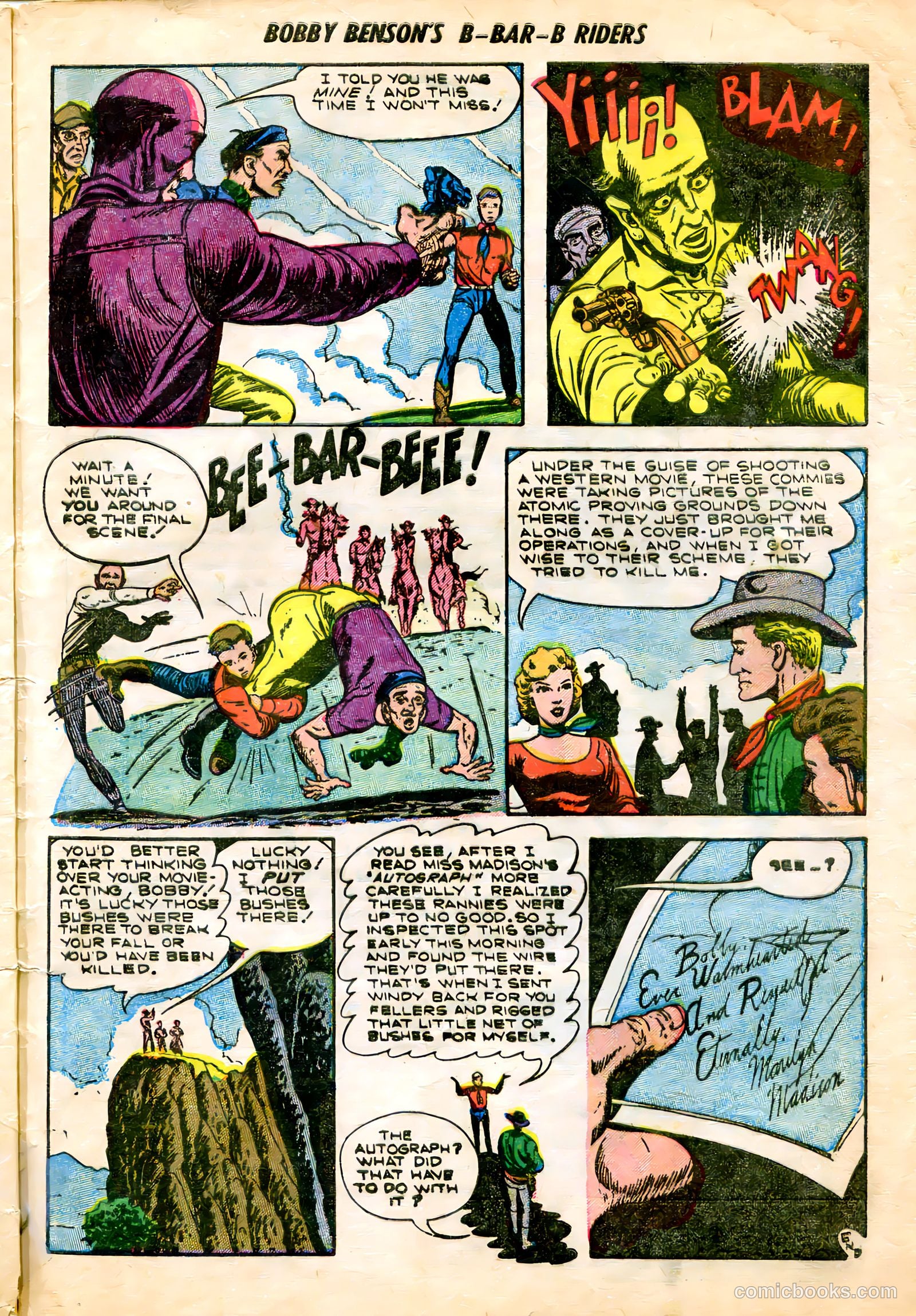 Bobby Benson's B-Bar-B Riders #20 — page 33 of 36