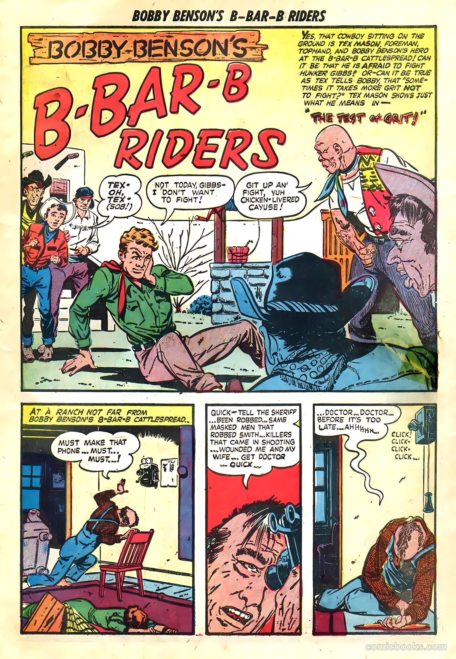 Bobby Benson's B-Bar-B Riders #3 — page 11 of 36