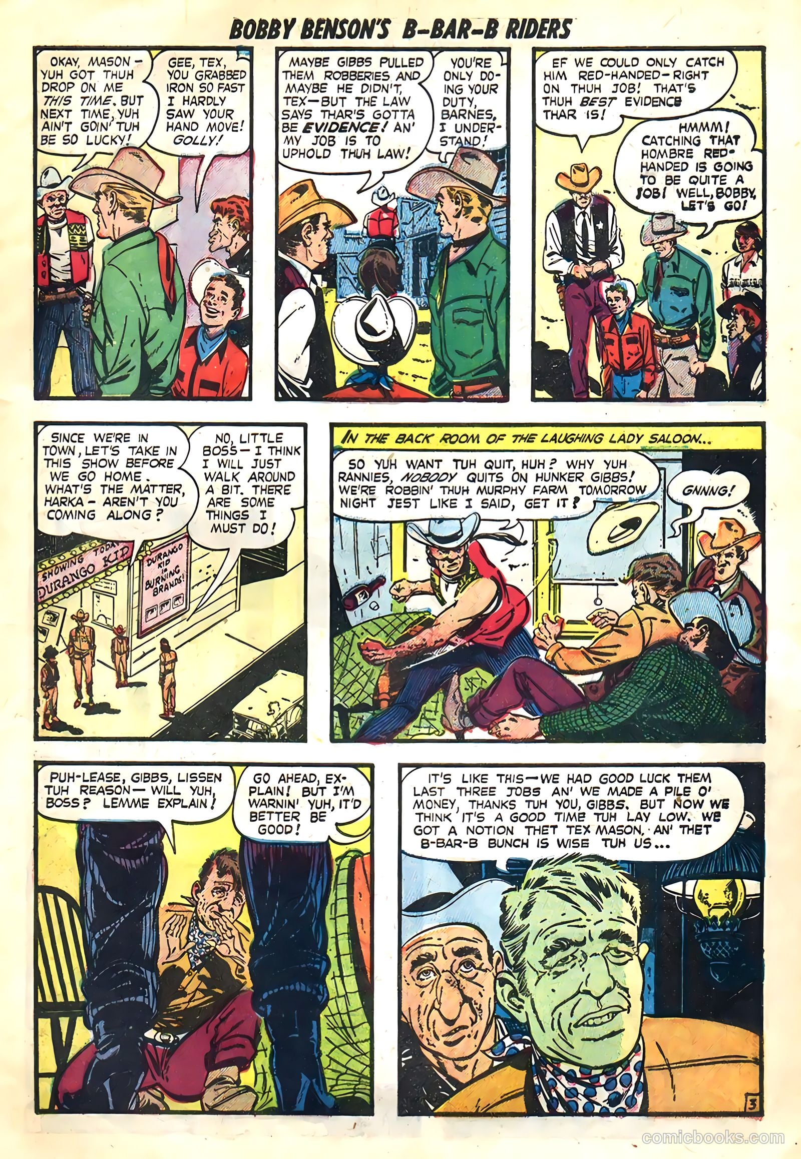 Bobby Benson's B-Bar-B Riders #3 — page 13 of 36
