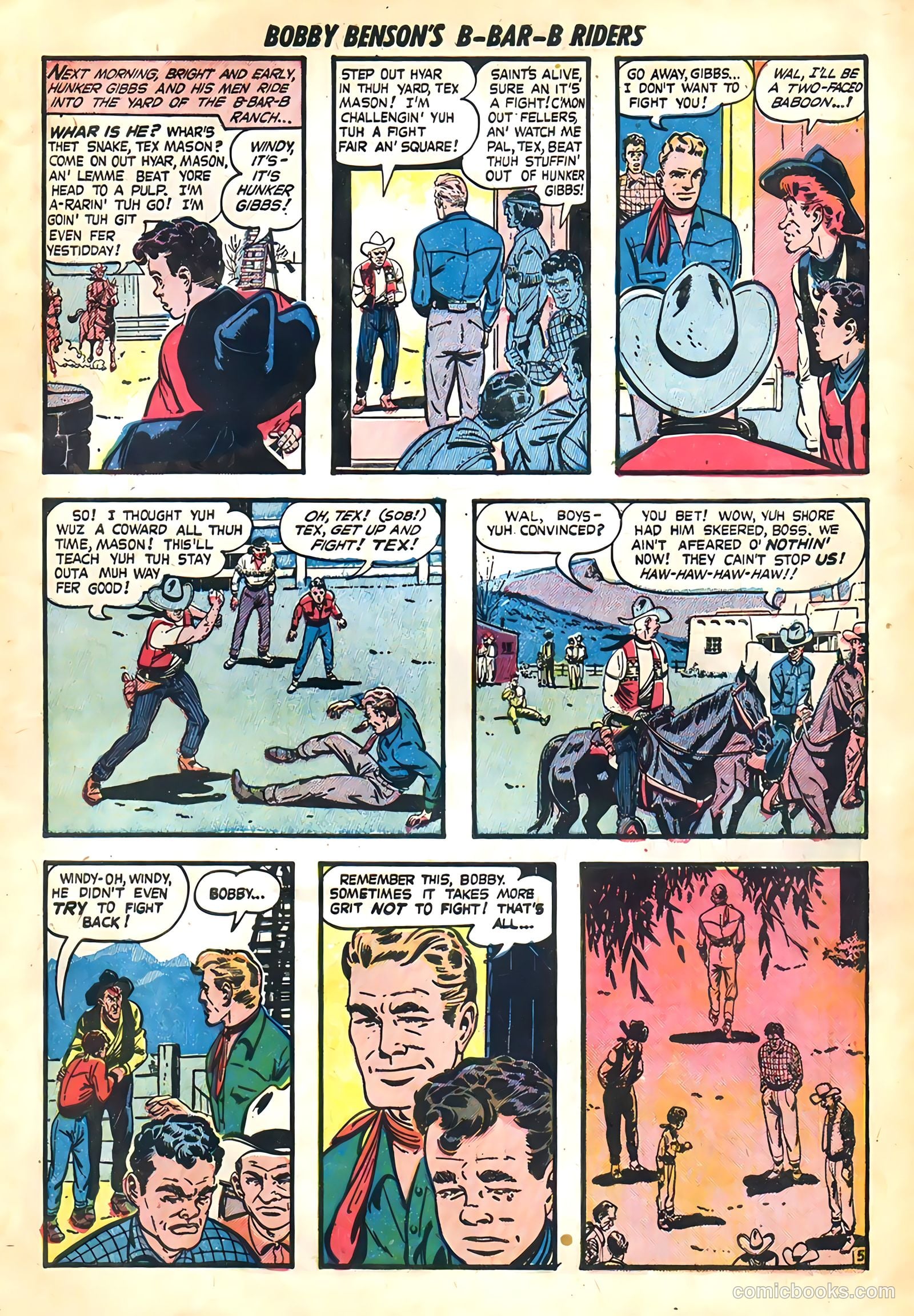 Bobby Benson's B-Bar-B Riders #3 — page 15 of 36