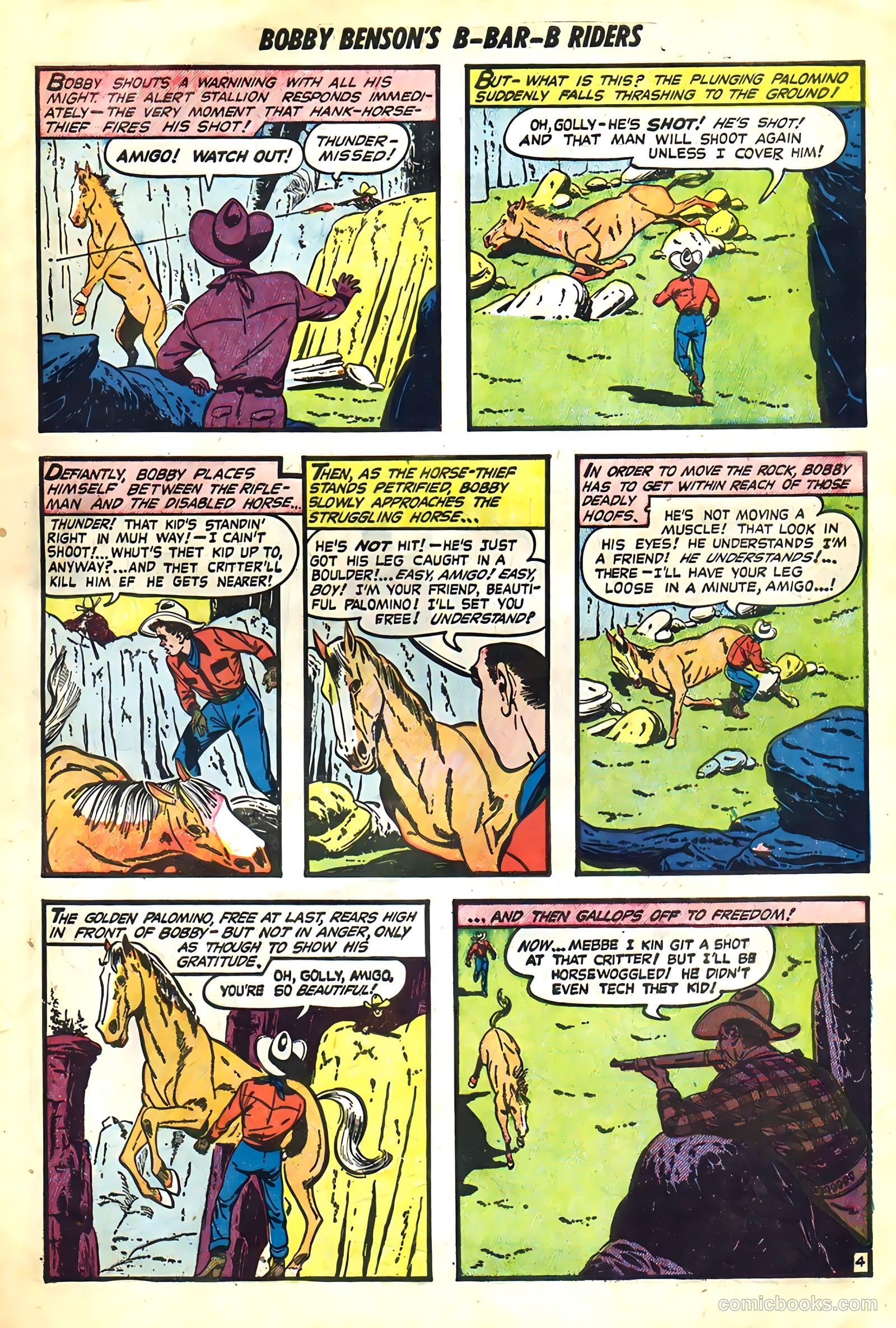 Bobby Benson's B-Bar-B Riders #3 — page 23 of 36
