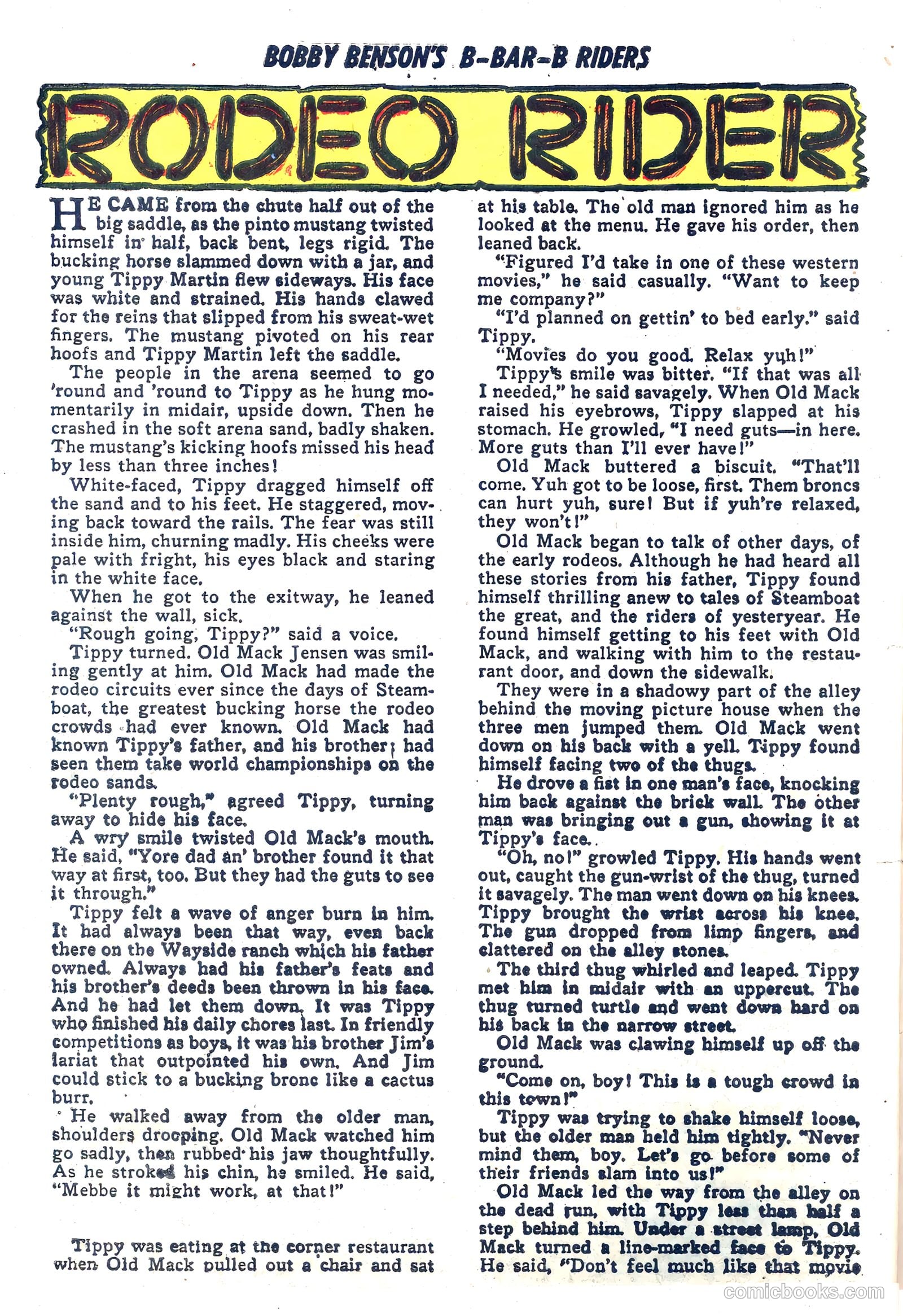 Bobby Benson's B-Bar-B Riders #3 — page 26 of 36