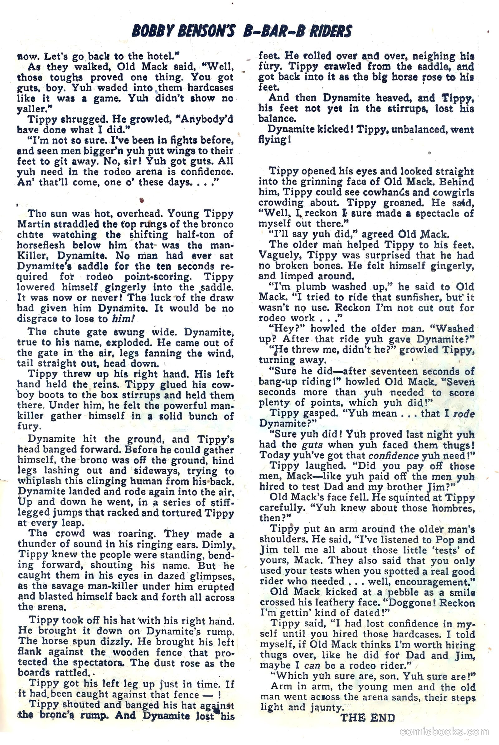 Bobby Benson's B-Bar-B Riders #3 — page 27 of 36