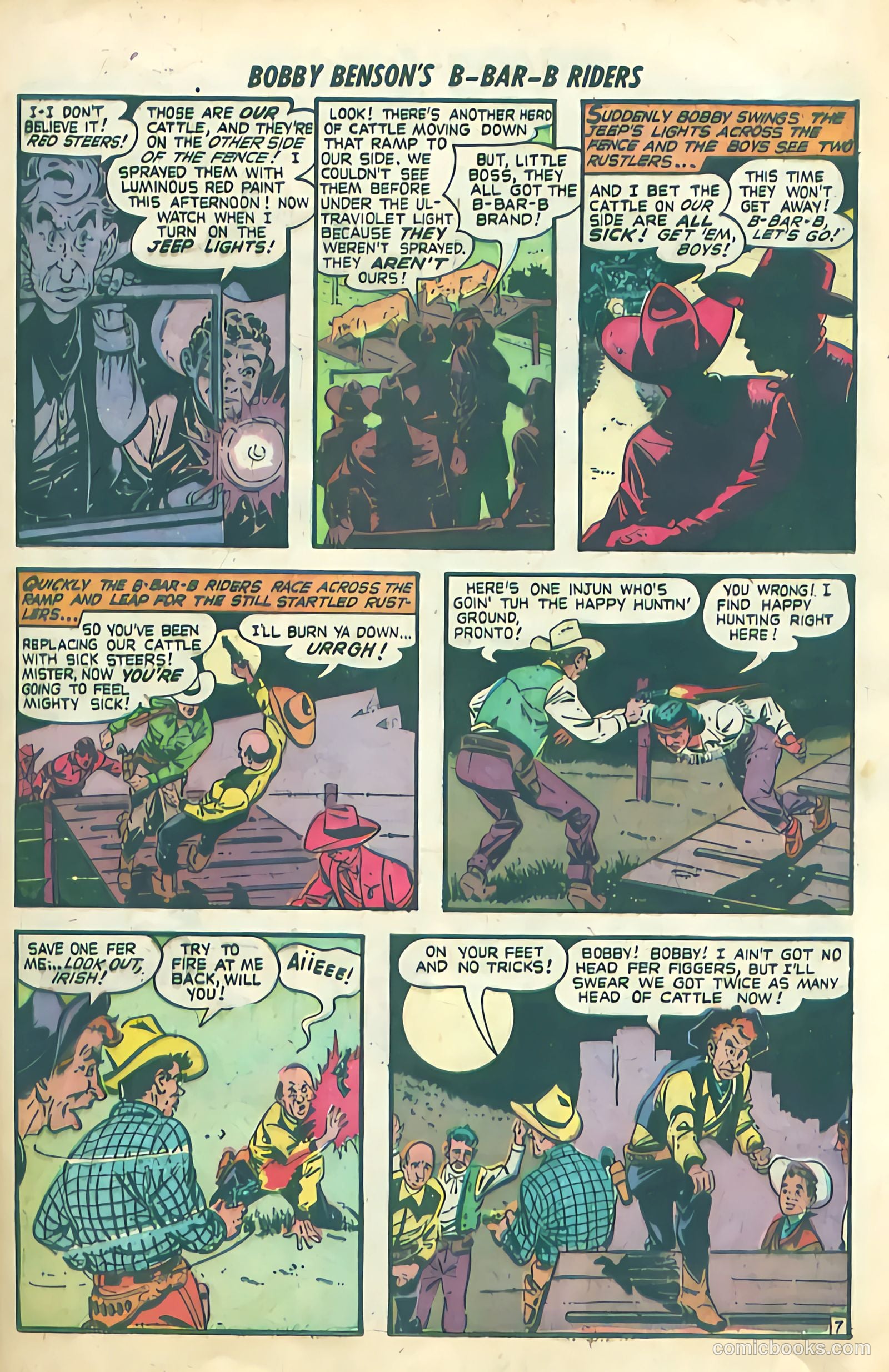 Bobby Benson's B-Bar-B Riders #4 — page 9 of 36