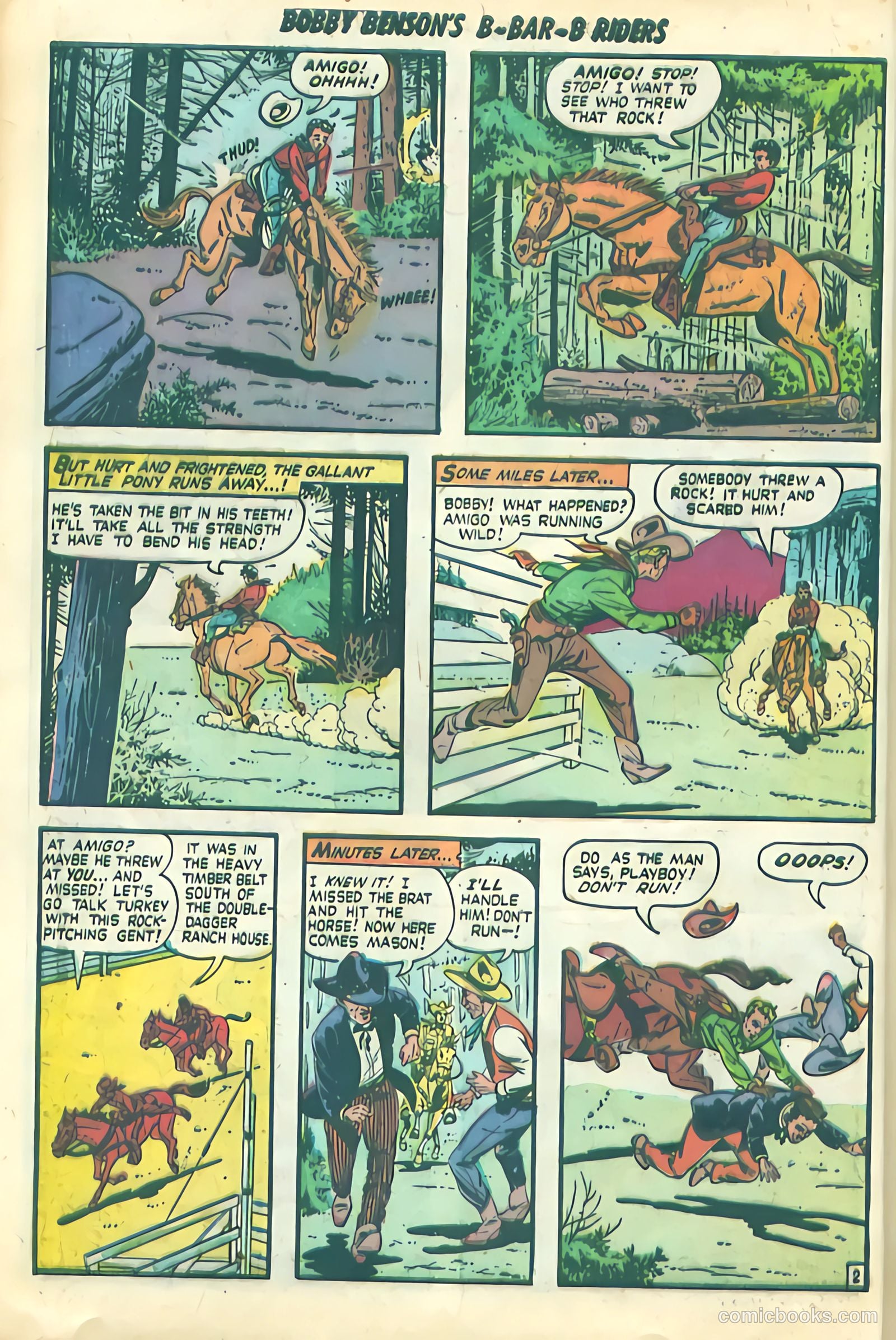 Bobby Benson's B-Bar-B Riders #4 — page 12 of 36
