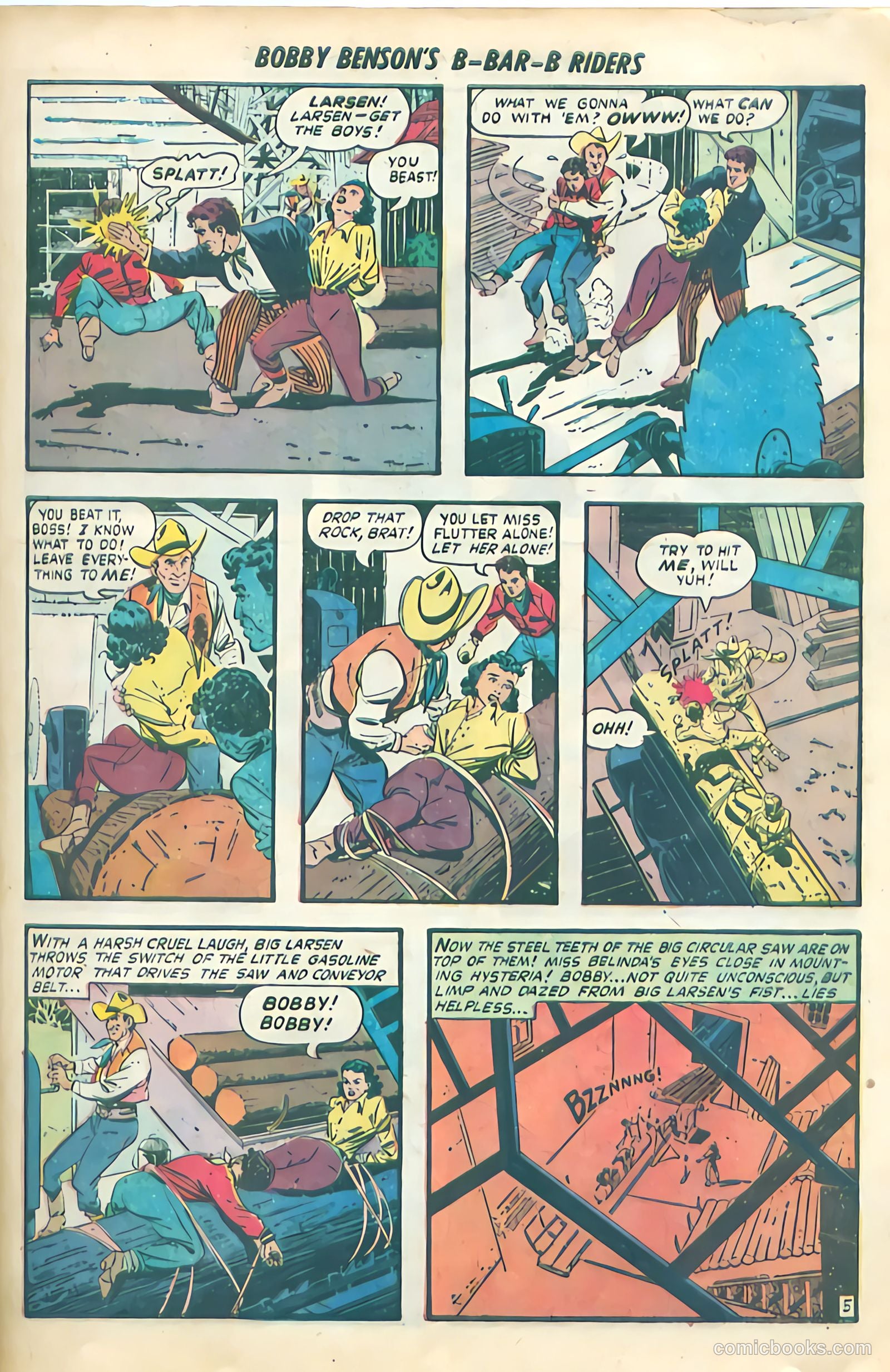 Bobby Benson's B-Bar-B Riders #4 — page 15 of 36