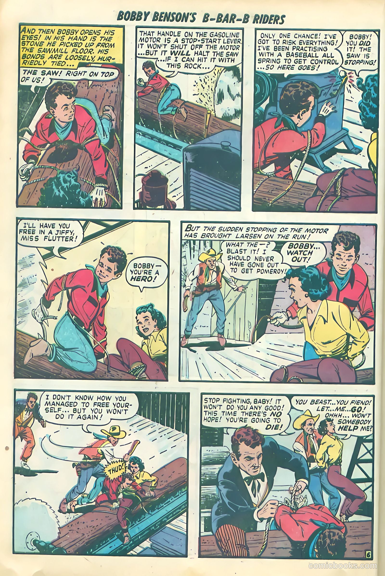 Bobby Benson's B-Bar-B Riders #4 — page 16 of 36