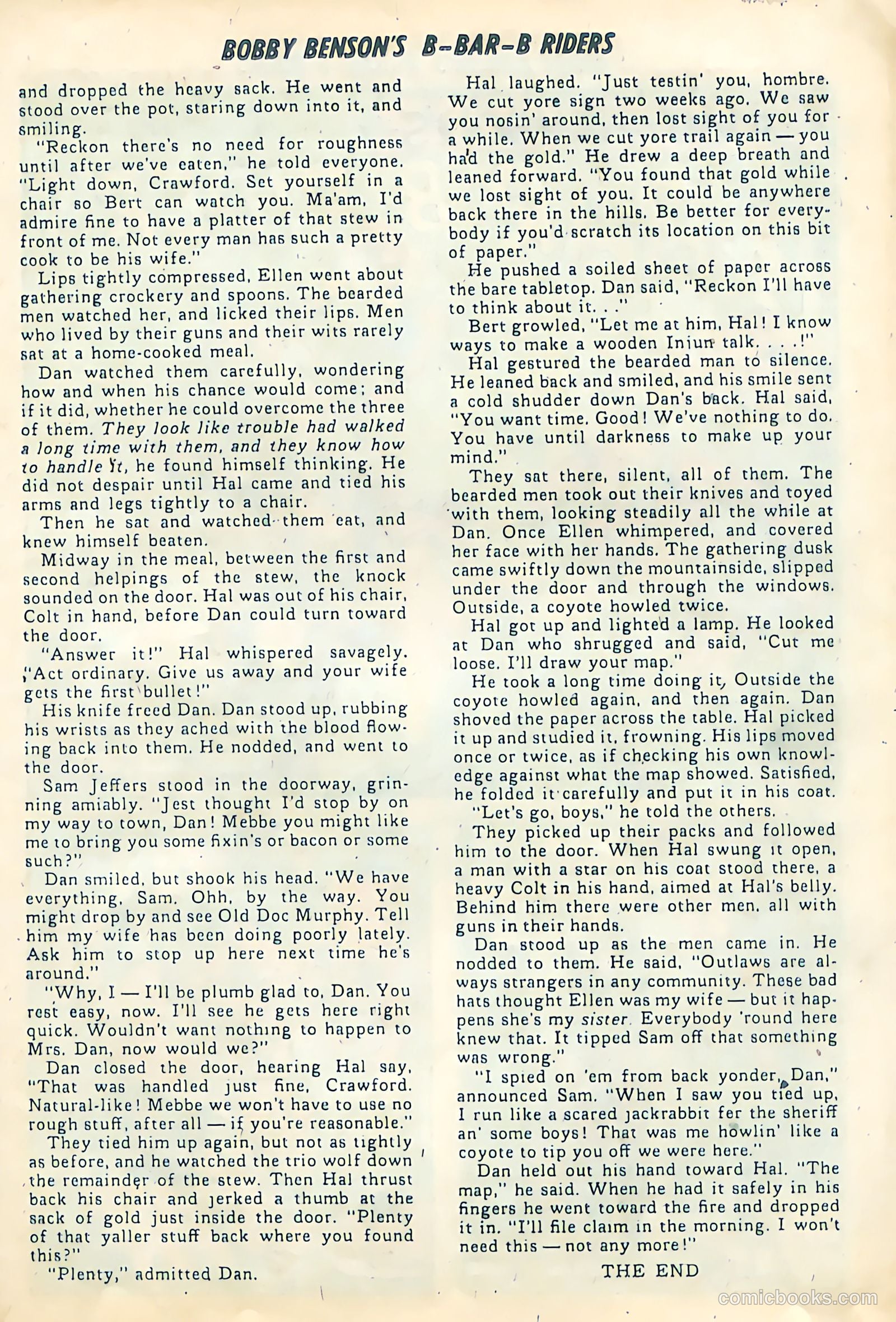 Bobby Benson's B-Bar-B Riders #4 — page 27 of 36
