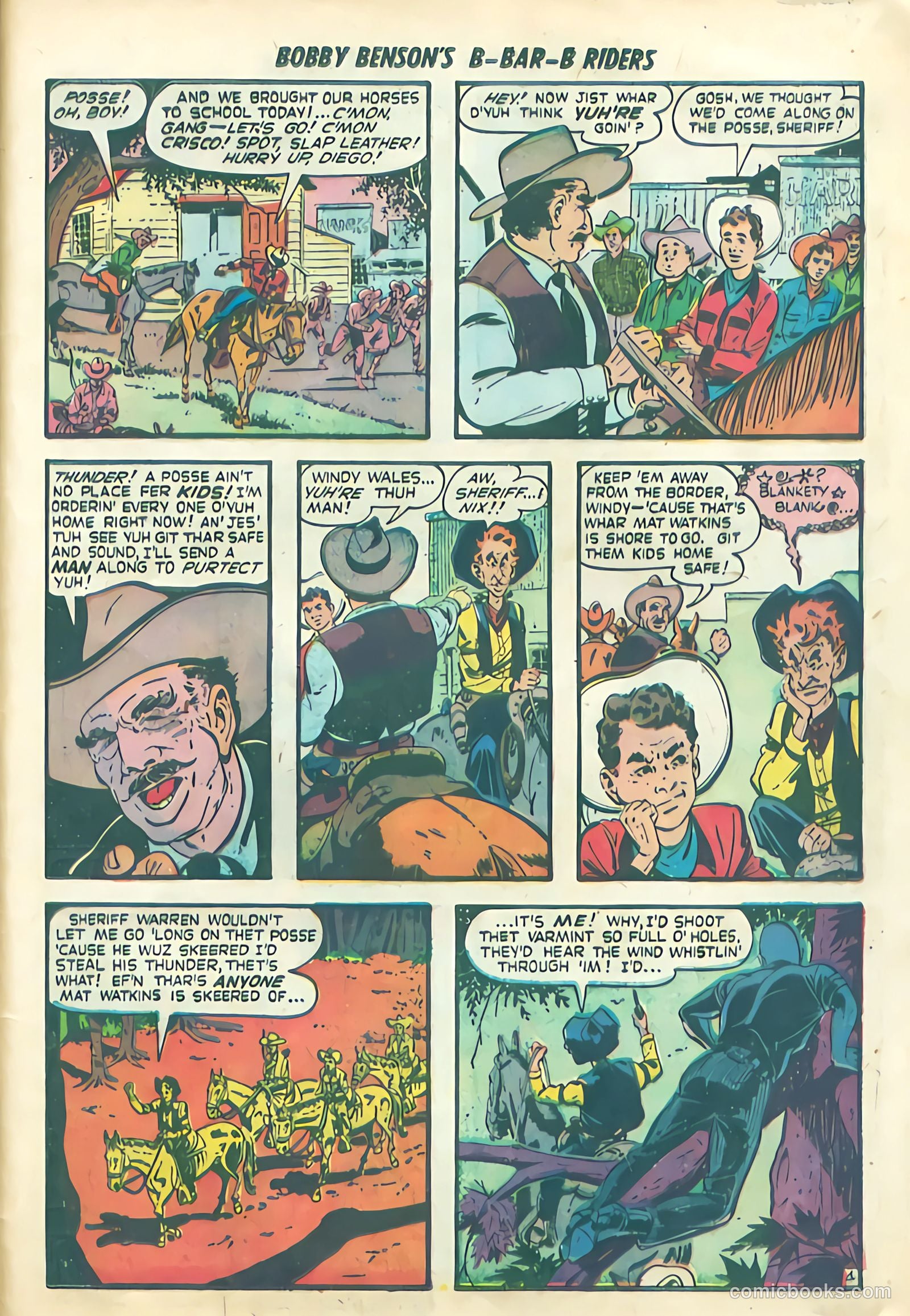 Bobby Benson's B-Bar-B Riders #4 — page 31 of 36